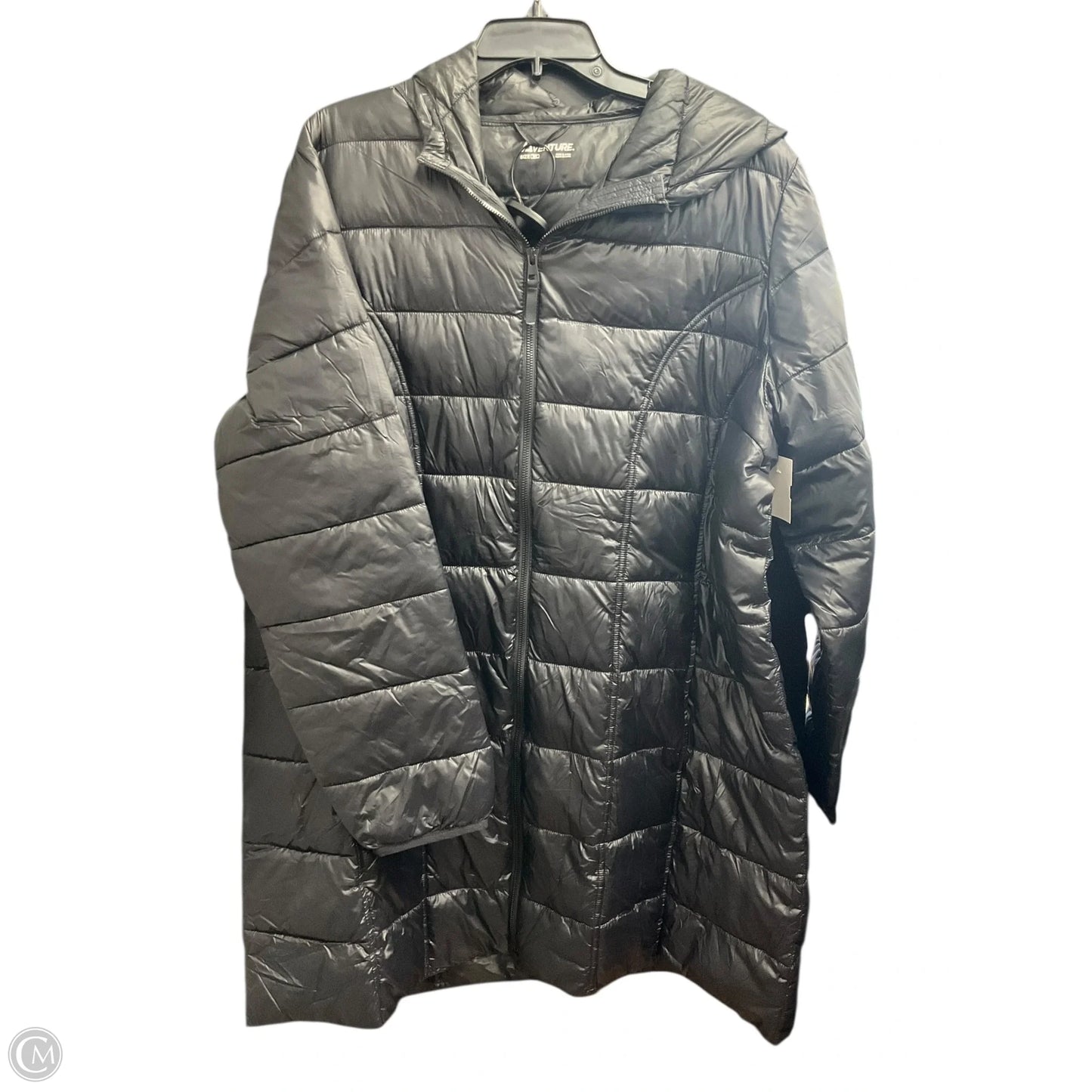 Coat Puffer & Quilted By Clothes Mentor In Black, Size: Xxl