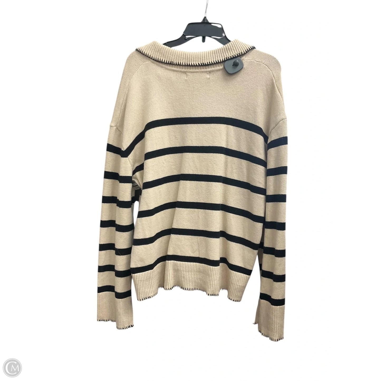Sweater By Merokeety In Striped Pattern, Size: Xl