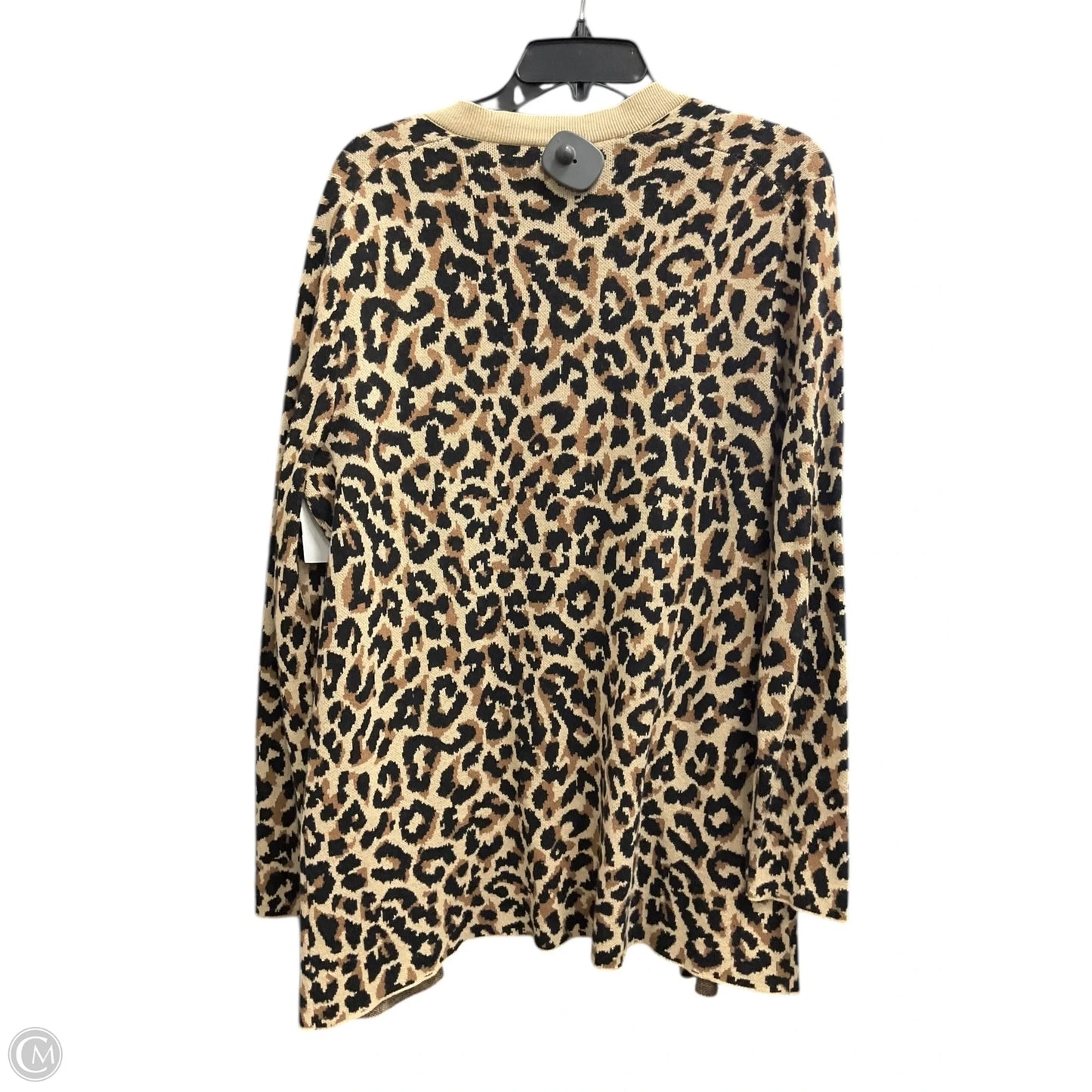 Cardigan By J. Crew In Animal Print, Size: M