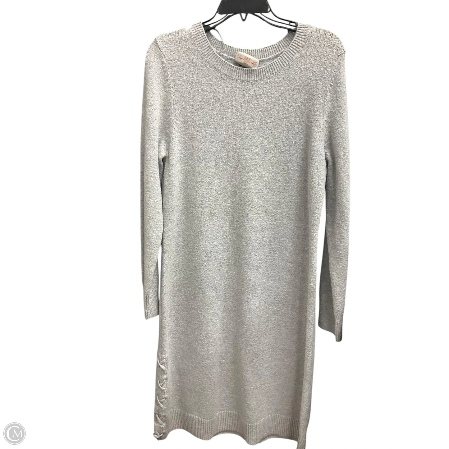 Dress Sweater By Talbots In Grey, Size: M