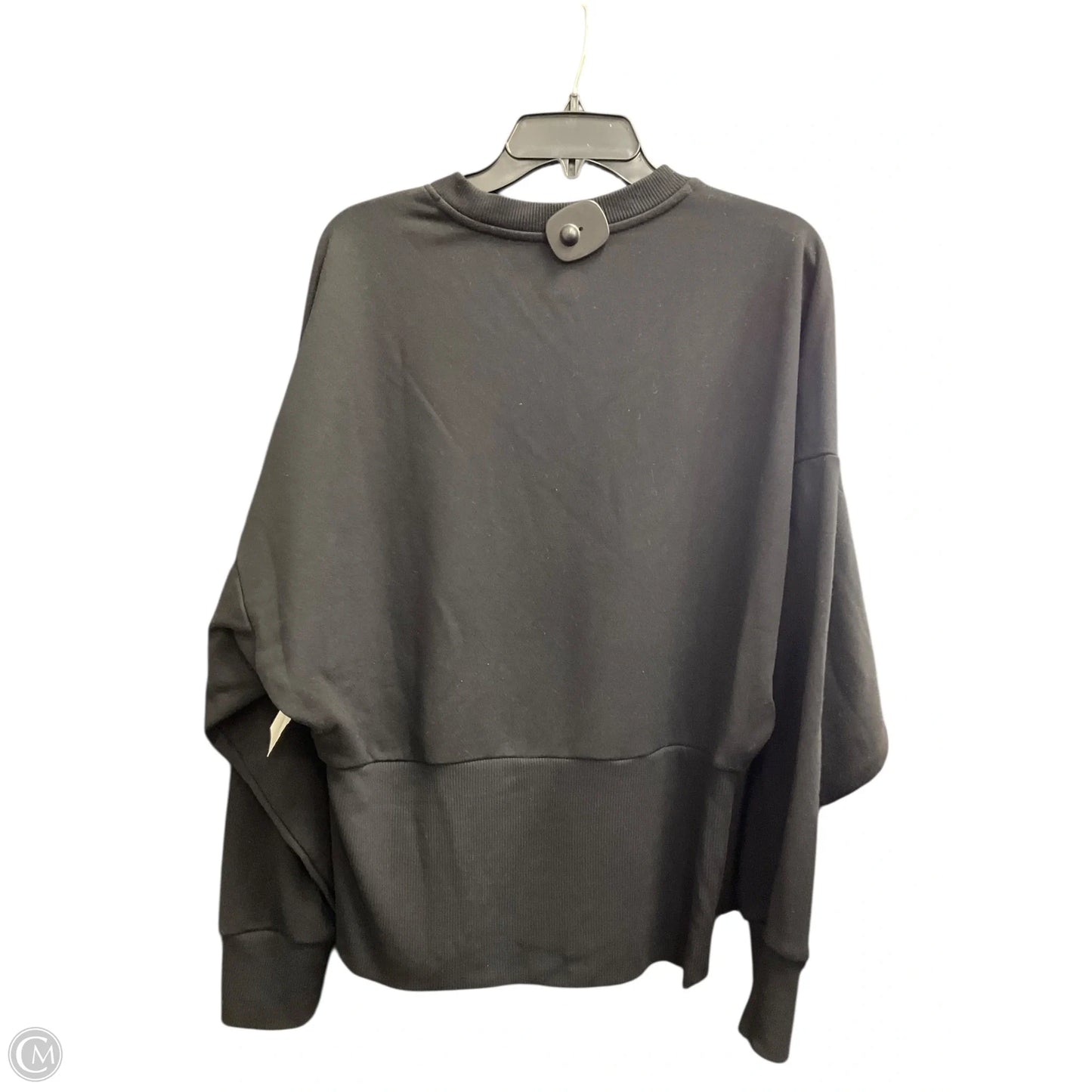 Athletic Top Long Sleeve Crewneck By Athleta In Black, Size: L