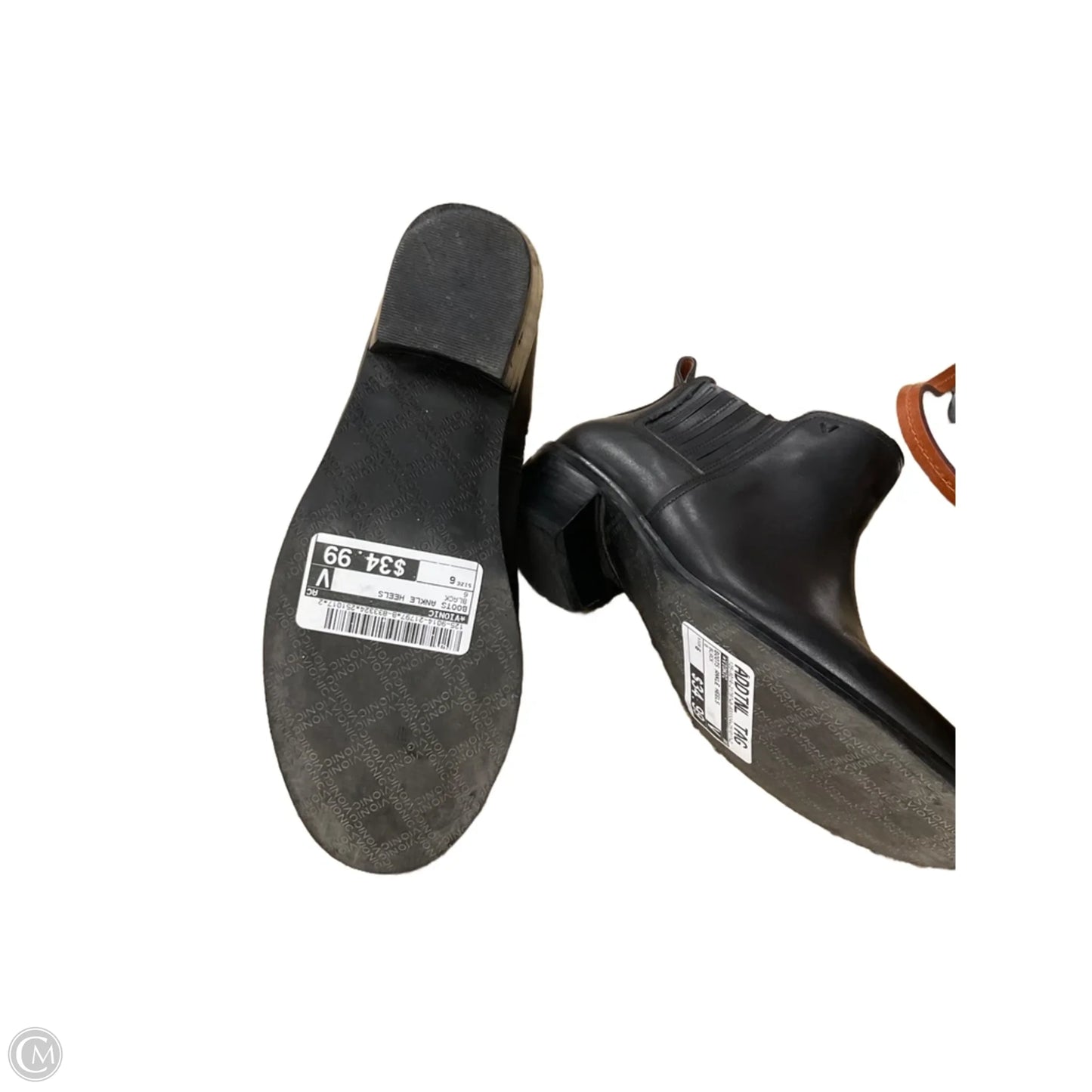 Boots Ankle Heels By Vionic In Black, Size: 6