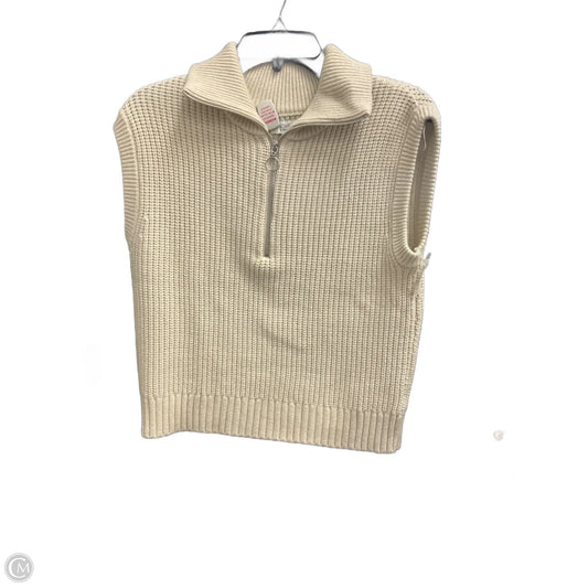 Sweater Short Sleeve By Rachel Zoe In Beige, Size: M