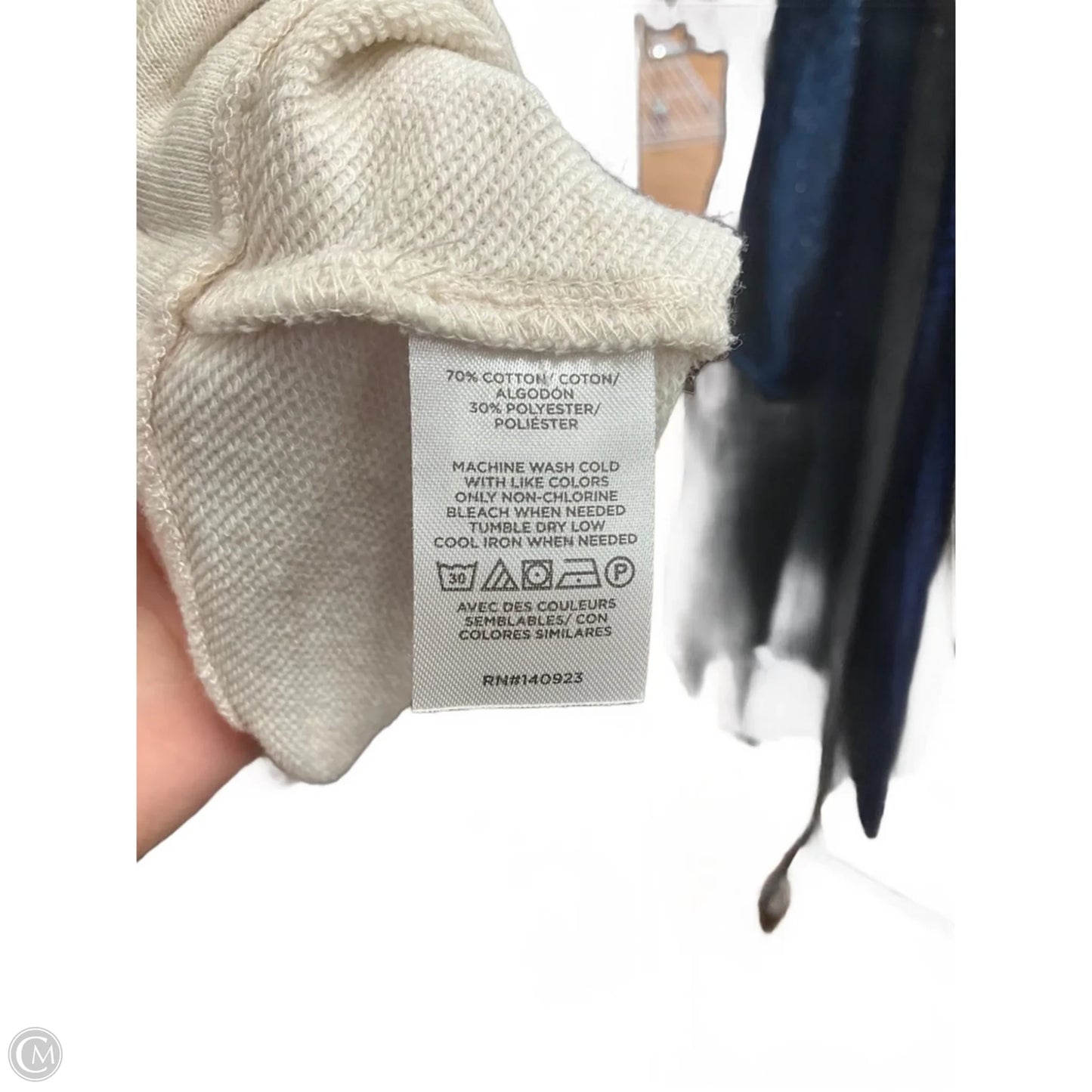 Top Long Sleeve By Loft In Beige, Size: L