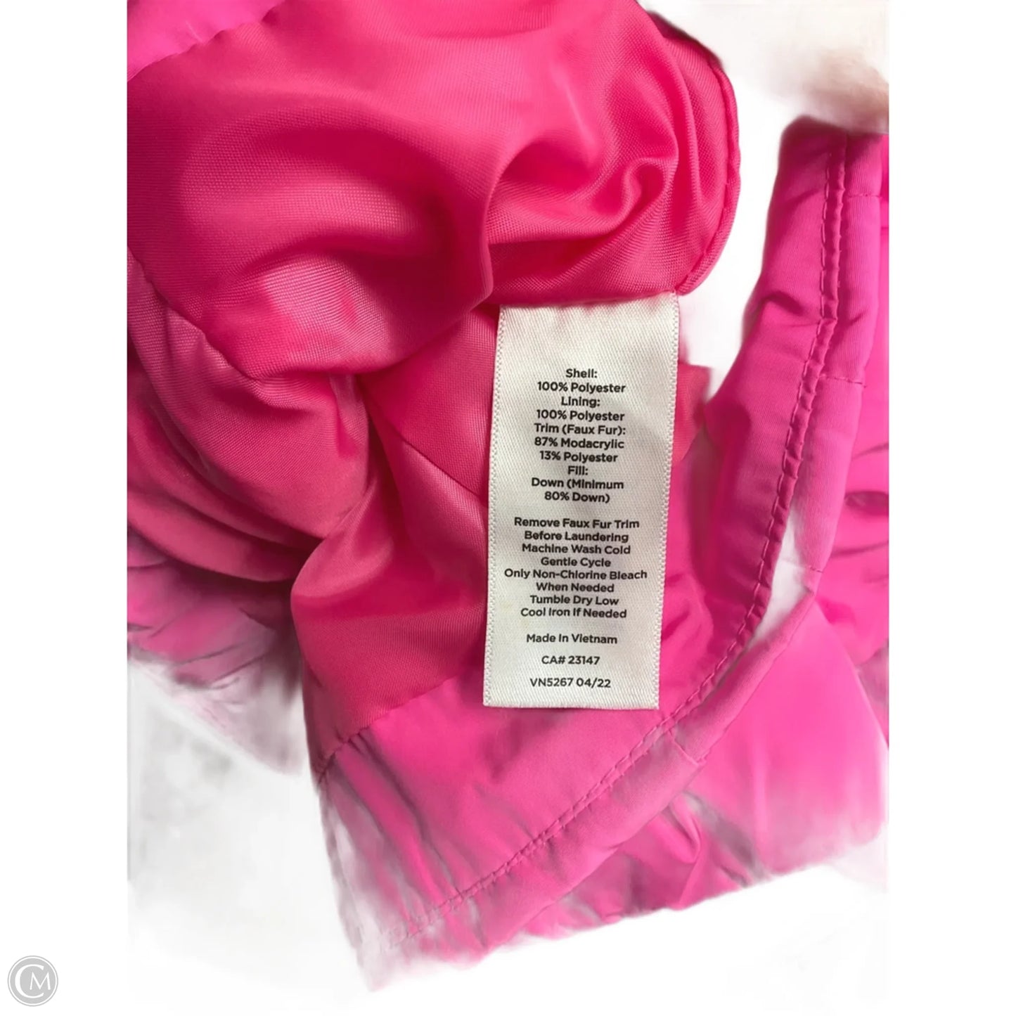 Vest Puffer & Quilted By Talbots In Pink, Size: L