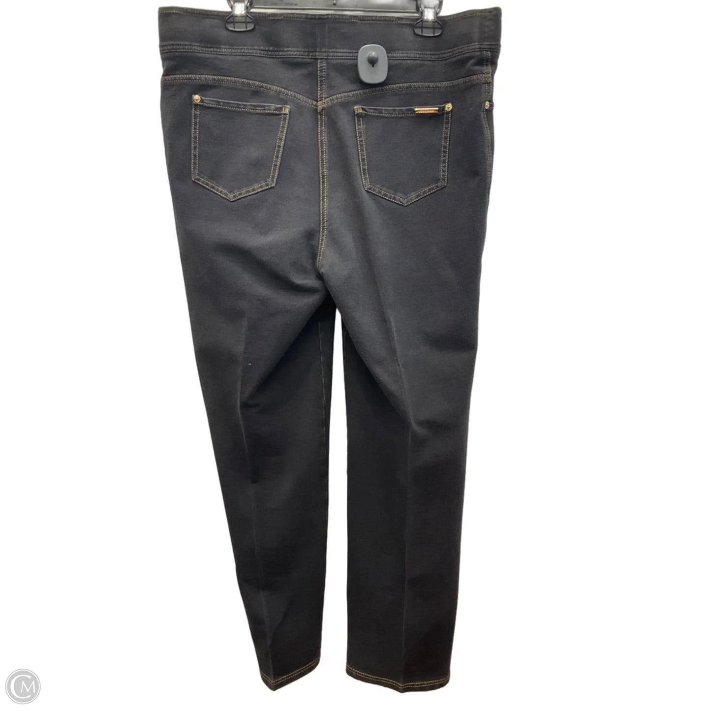 Jeans Straight By Nygard Peter In Black Denim, Size: 1x