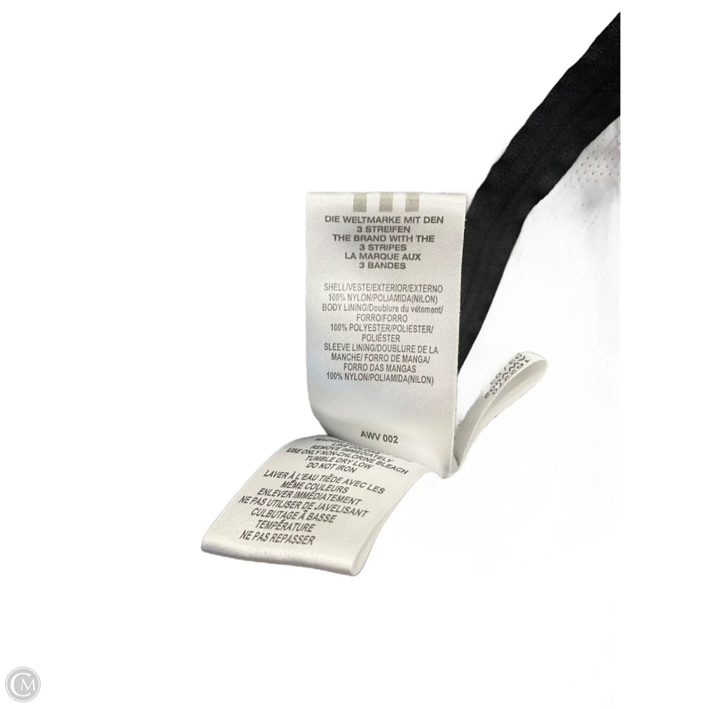 Athletic Jacket By Adidas In Black, Size: M