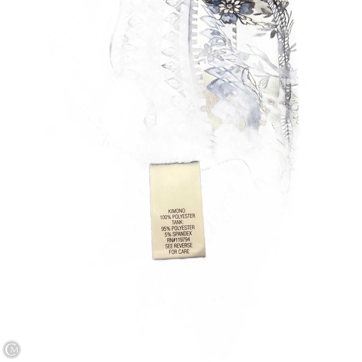 Shawl By Croft And Barrow In Floral Print, Size: M