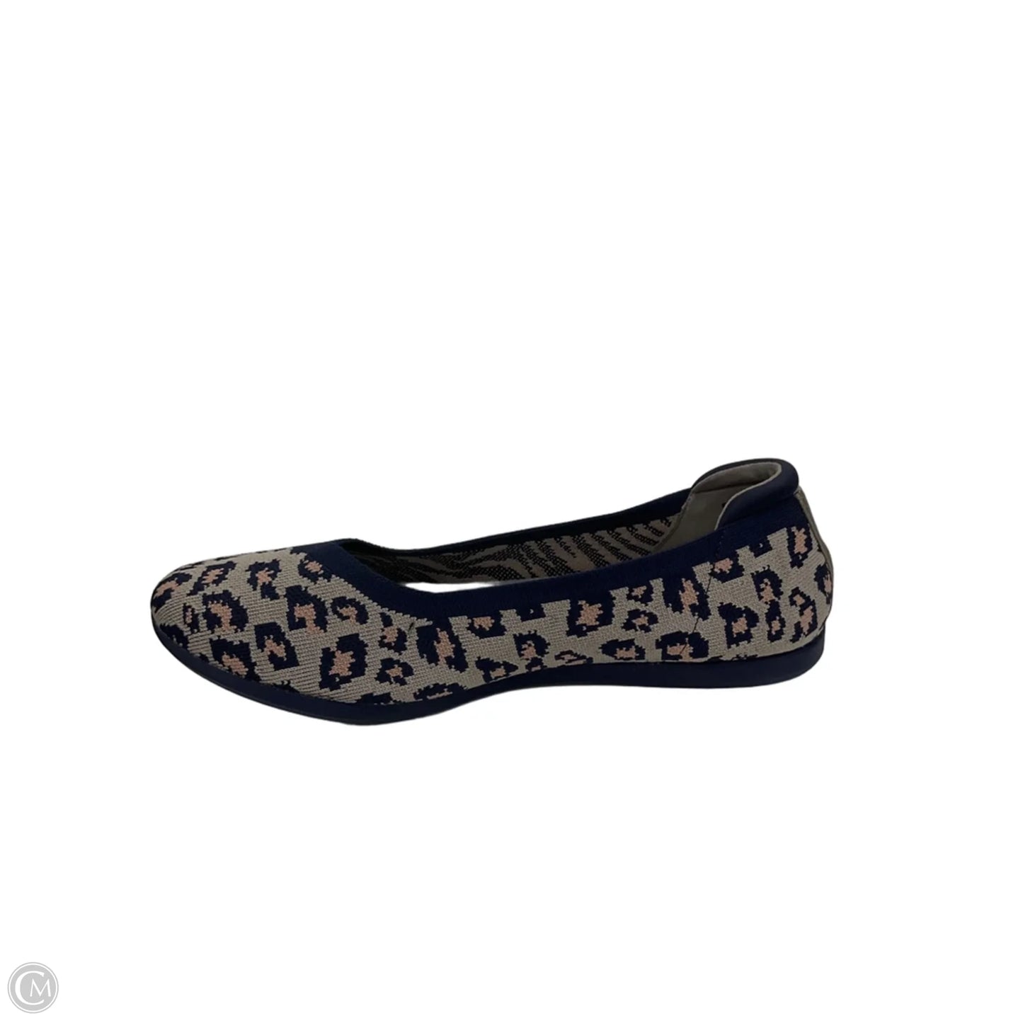 Shoes Flats By Clarks In Animal Print, Size: 8.5