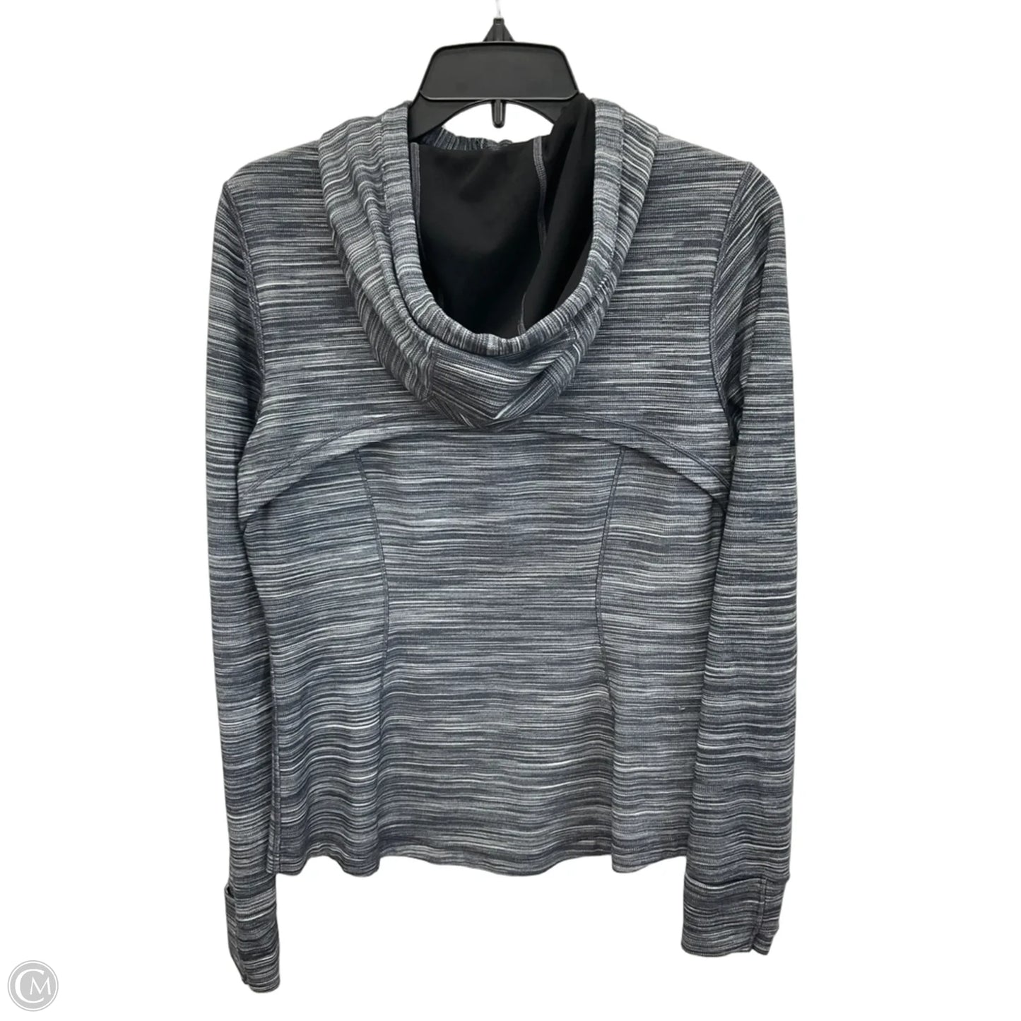 Athletic Jacket By Lululemon In Grey, Size: L