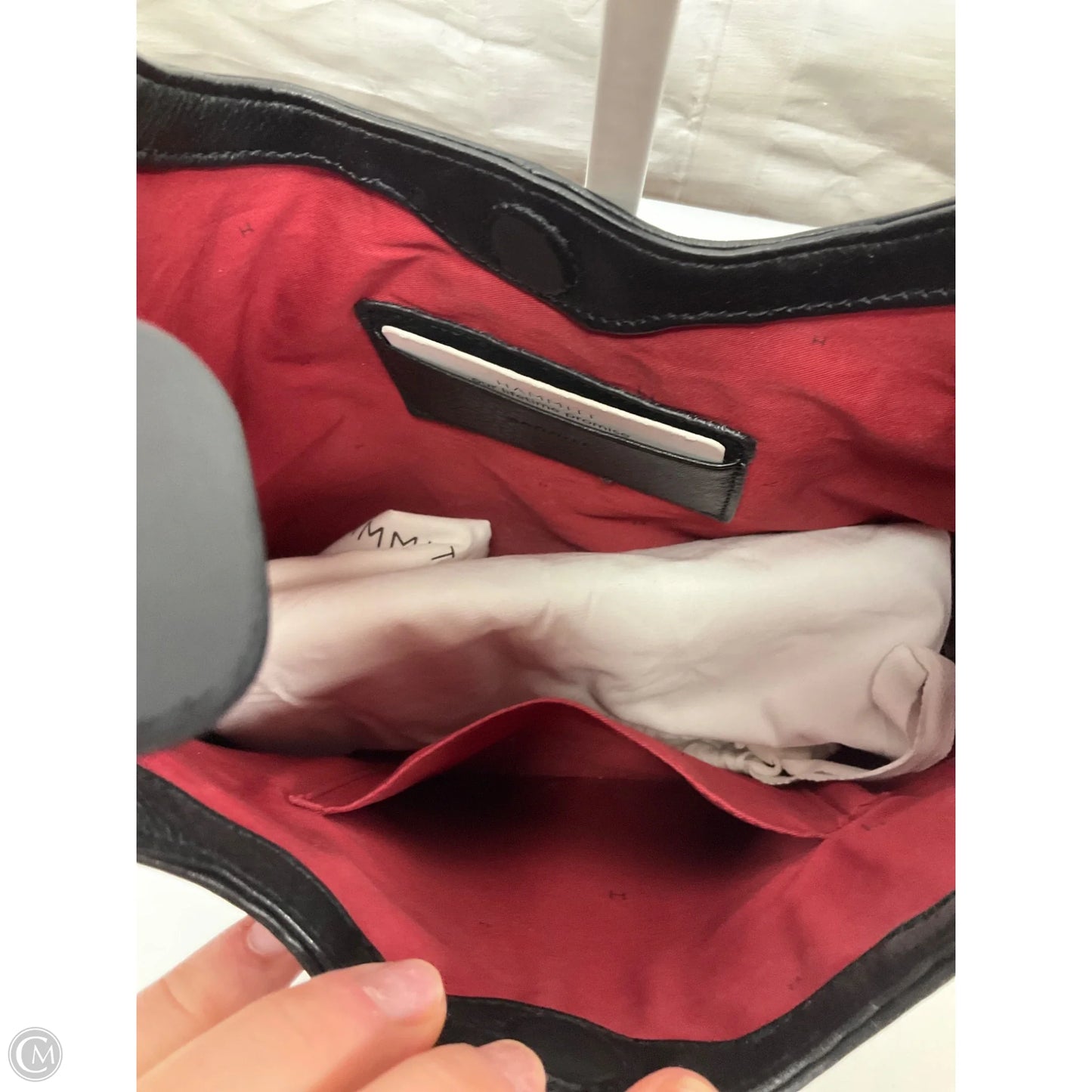 Handbag Leather By Hammitt, Size: Medium
