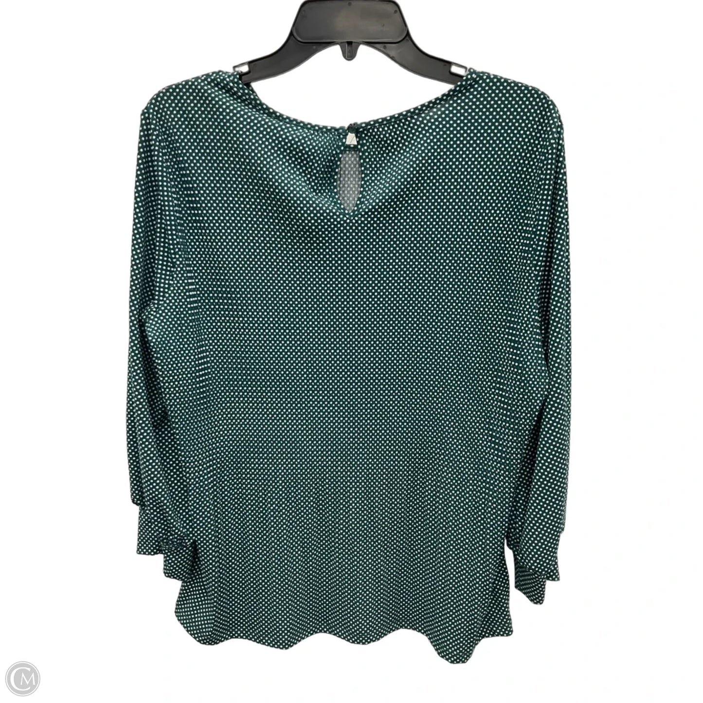 Top Long Sleeve By Adrianna Papell In Green, Size: M