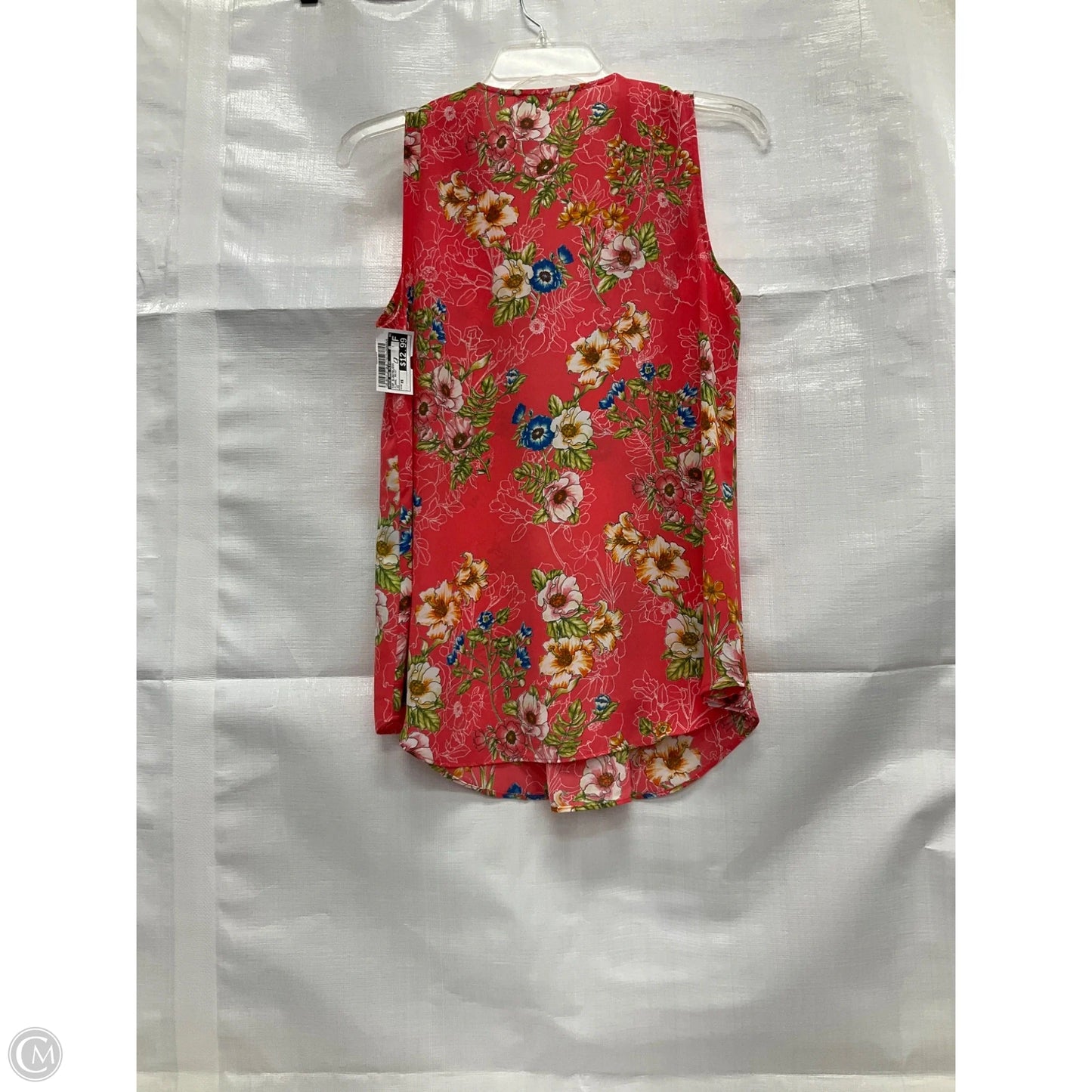 Top Sleeveless By Rose And Olive In Floral Print, Size: Xs