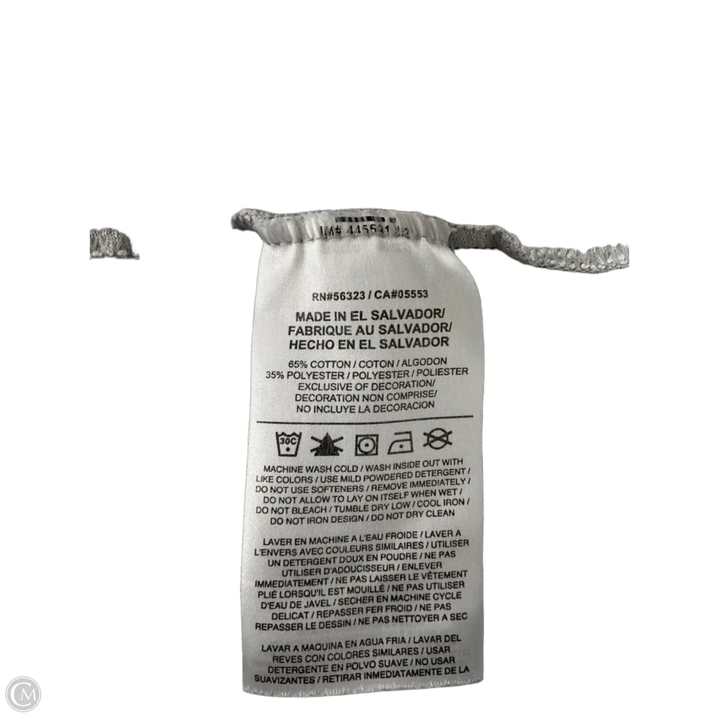 Athletic Tank Top By Nike In Grey, Size: S