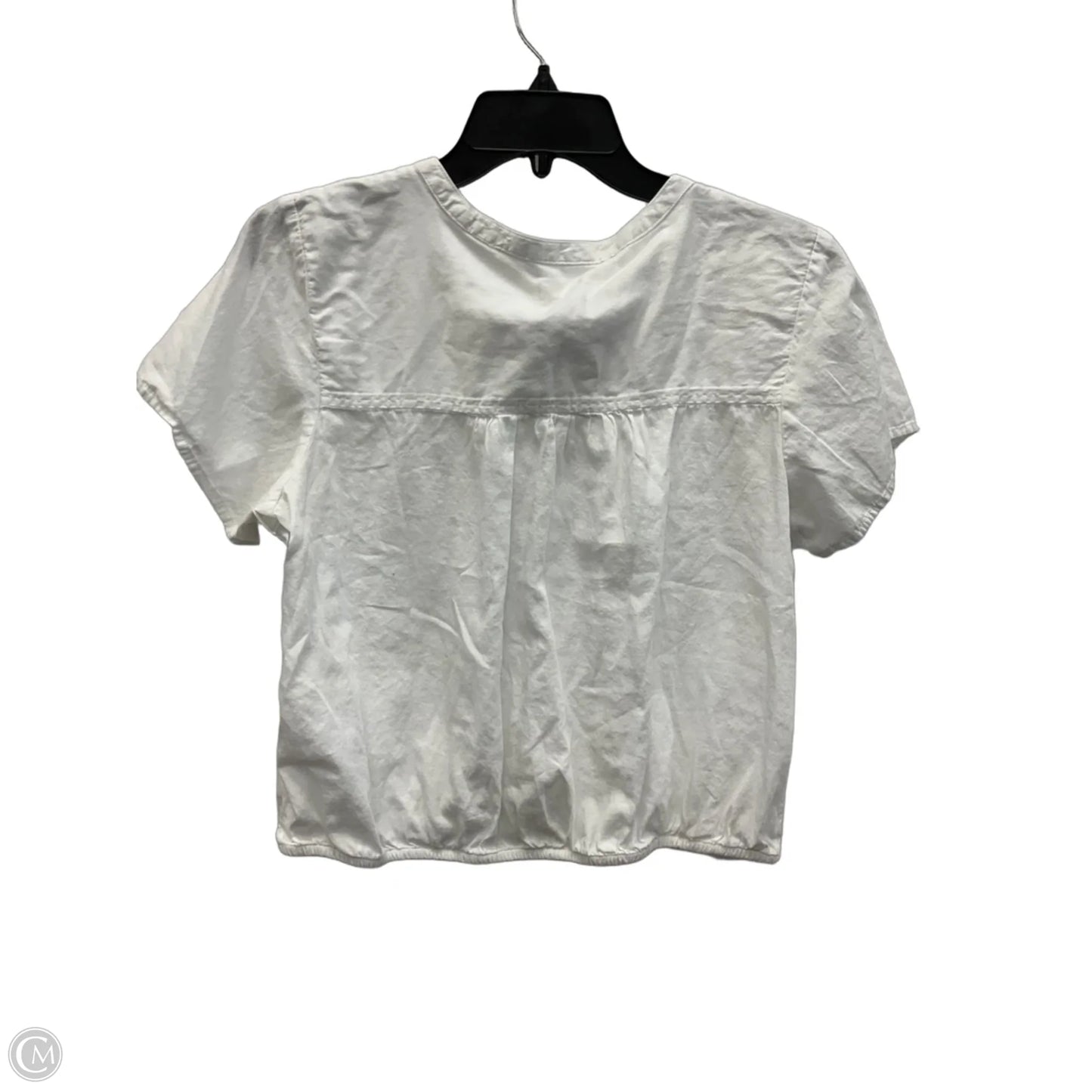 Top Short Sleeve By Pact In White, Size: S