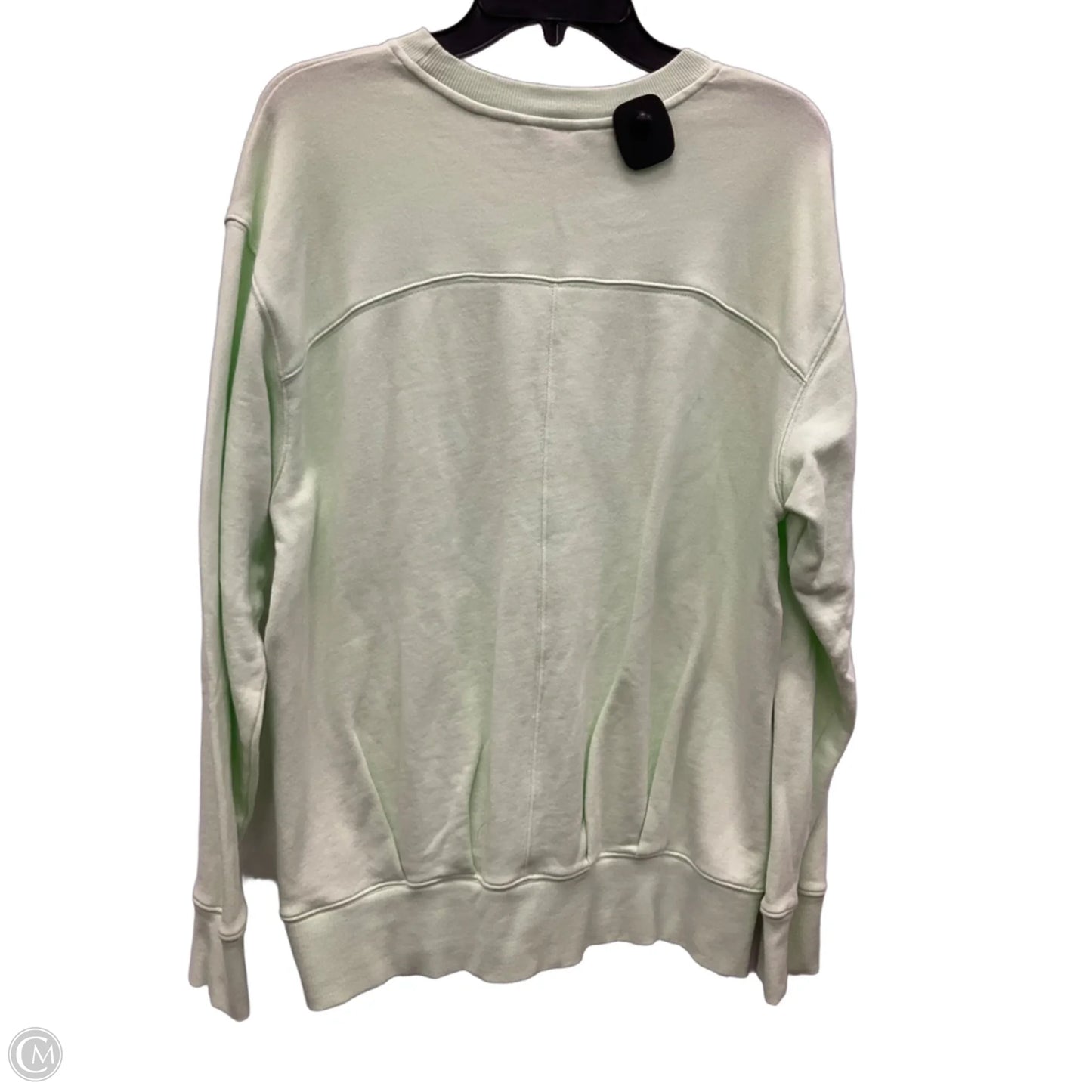 Athletic Top Long Sleeve Crewneck By Dkny In Green, Size: Xl