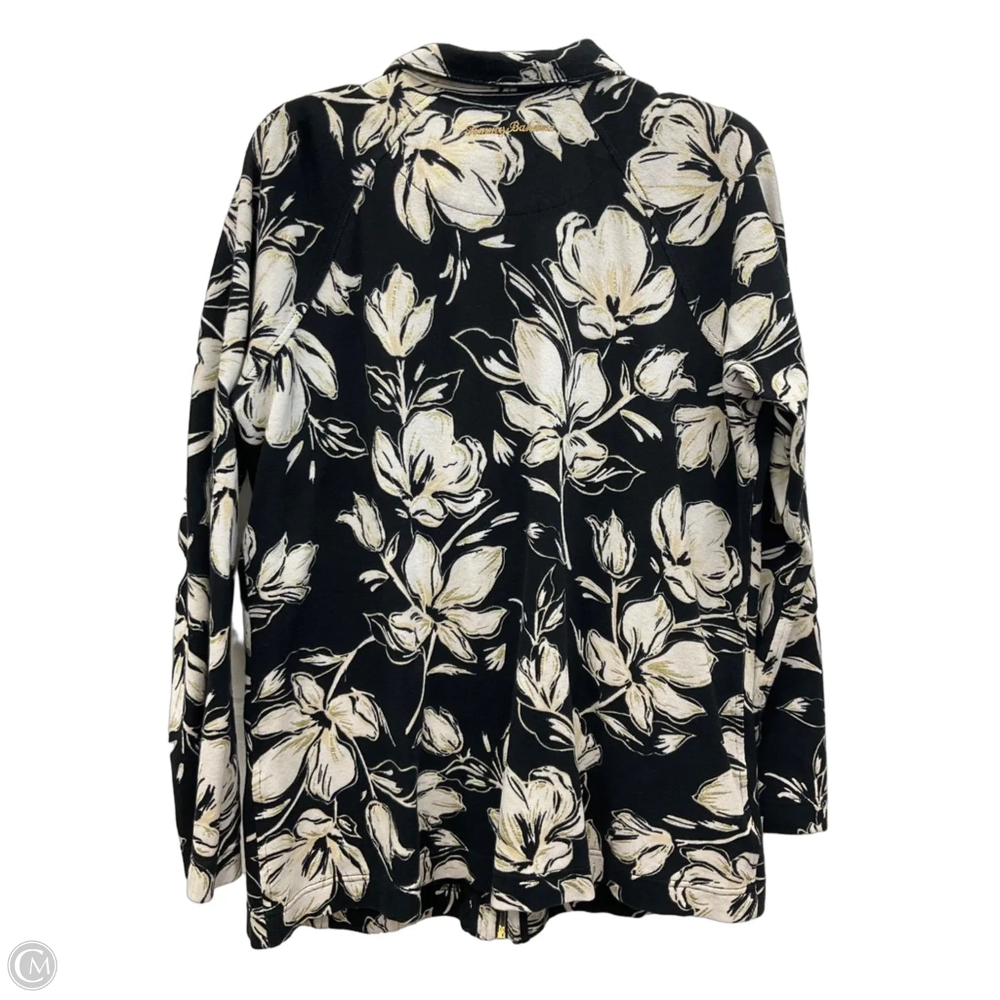 Jacket Other By Tommy Bahama In Black & Cream, Size: Xl