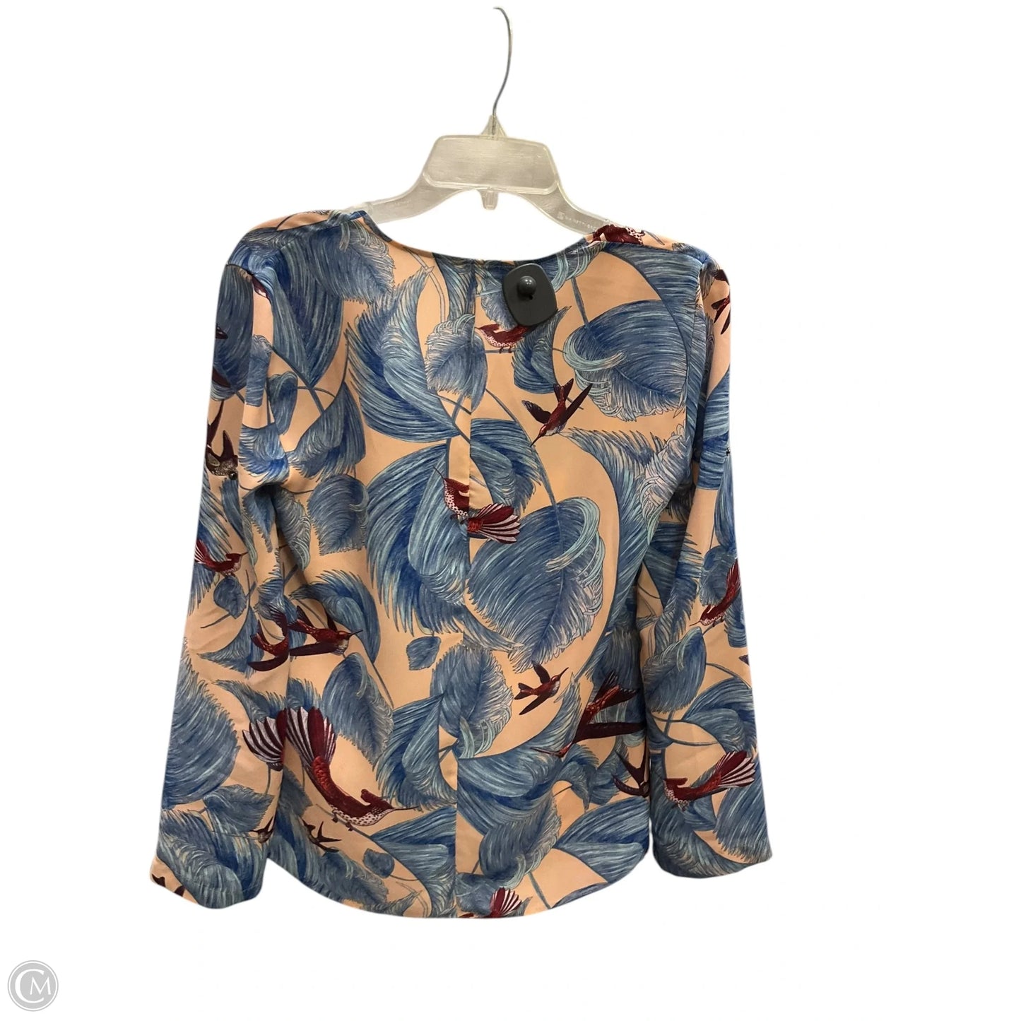 Top Long Sleeve By Bcbgmaxazria In Floral Print, Size: Xxs