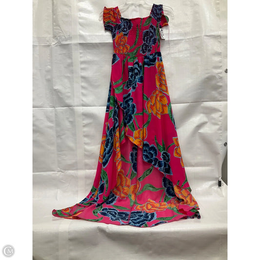 Dress Casual Midi By Mumu In Floral Print, Size: M