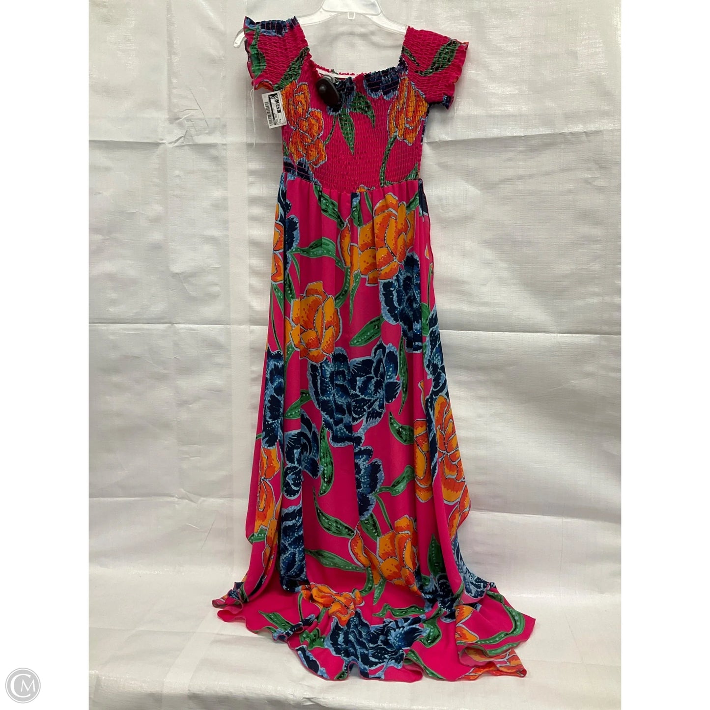 Dress Casual Midi By Mumu In Floral Print, Size: M