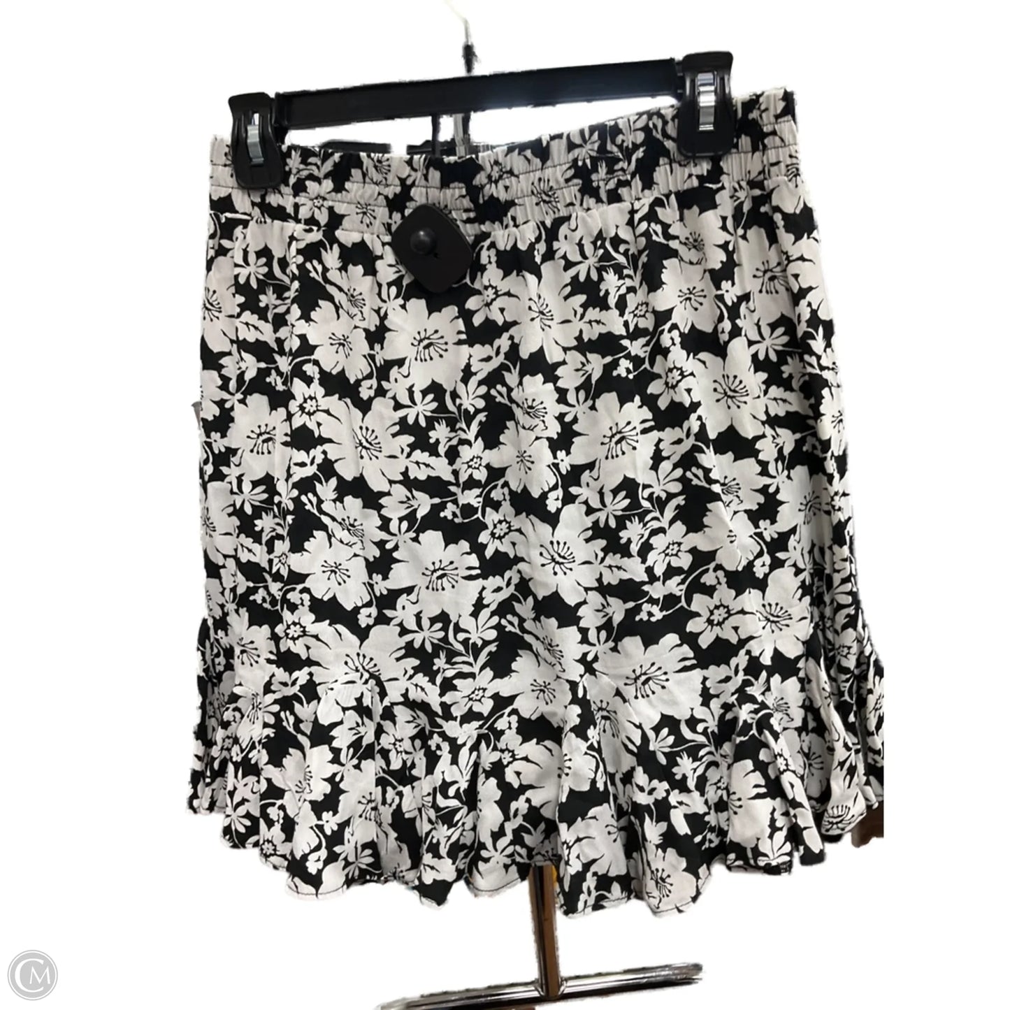 Skirt Mini & Short By Loft In Striped Pattern, Size: 4