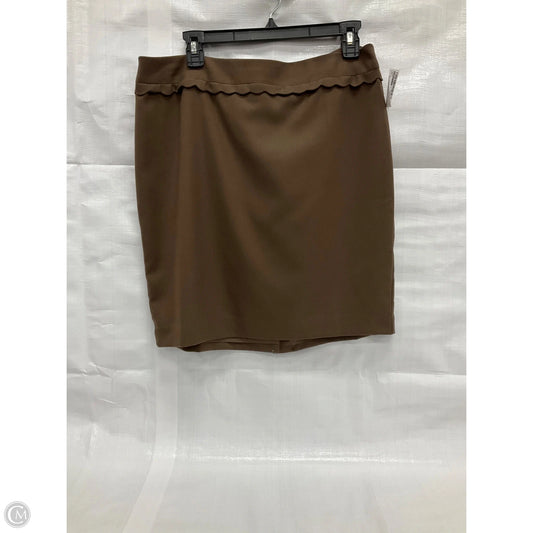 Skirt Mini & Short By Loft In Brown, Size: 10