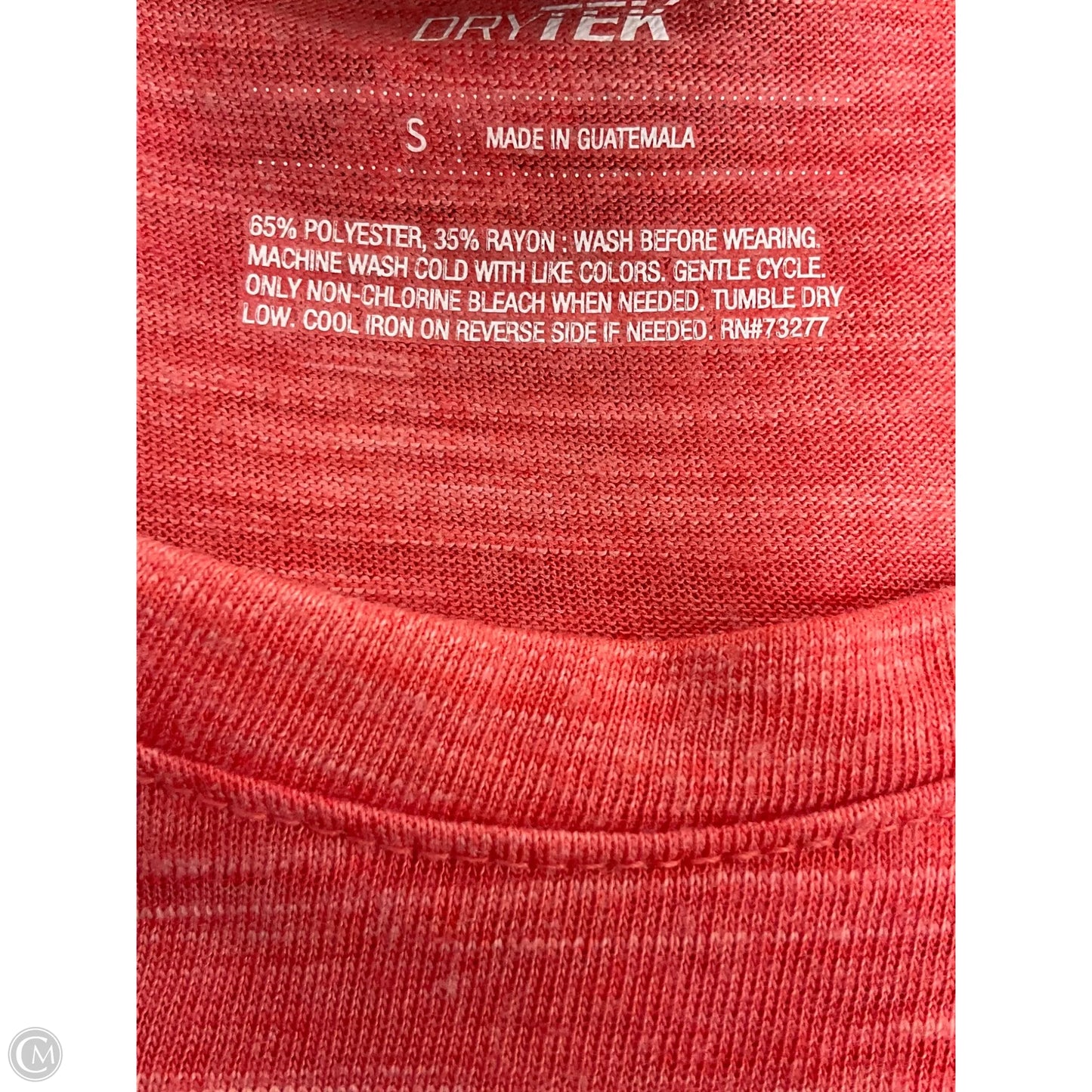 Athletic Tank Top By Tek Gear In Coral, Size: S