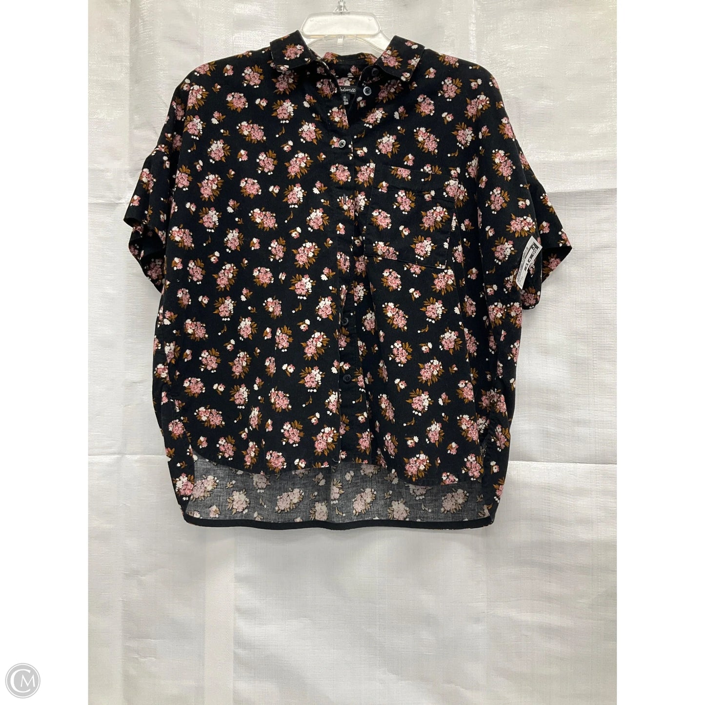 Top Short Sleeve By Madewell In Black, Size: Xs