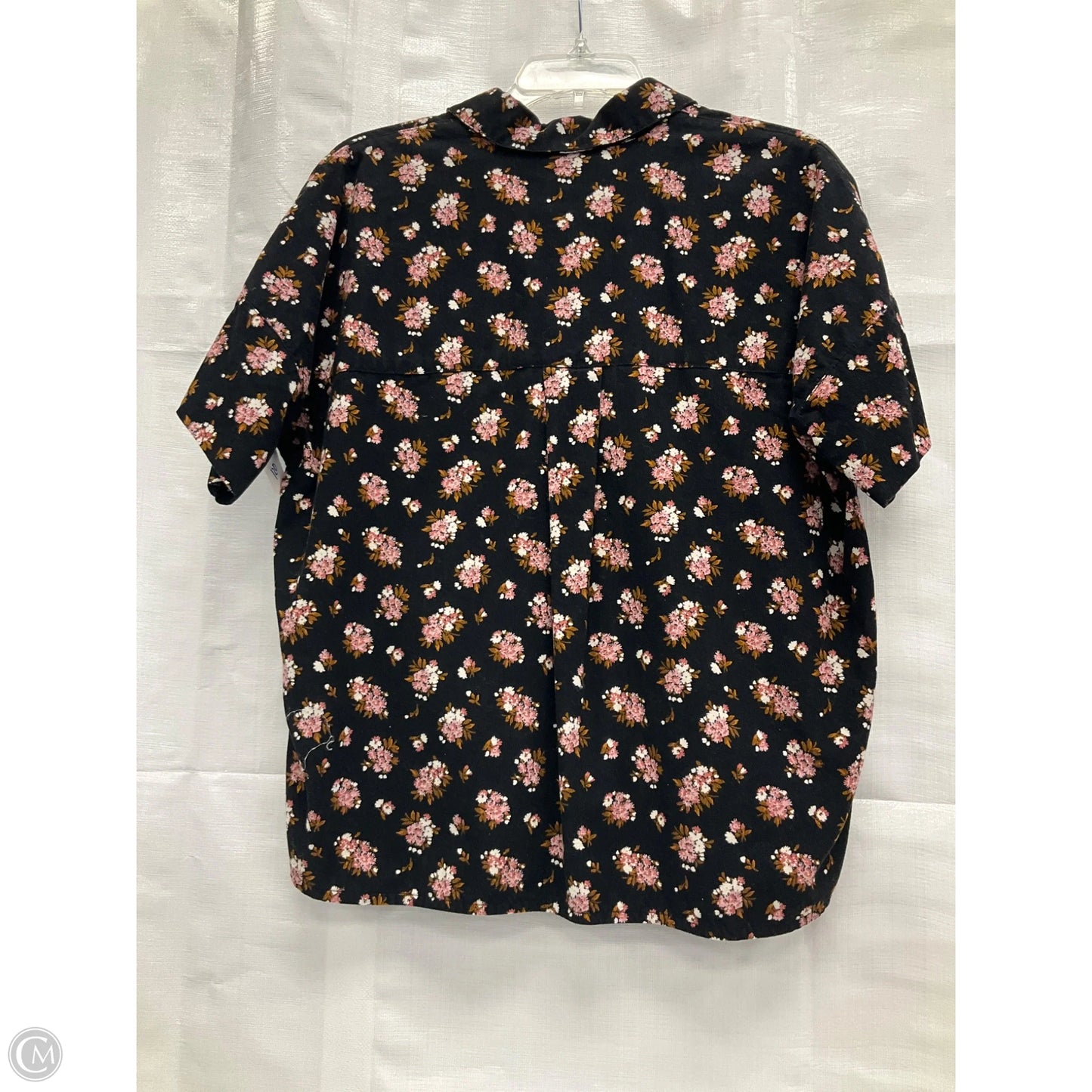 Top Short Sleeve By Madewell In Black, Size: Xs