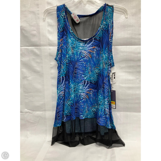 Top Sleeveless By Jennifer Lopez In Blue, Size: M