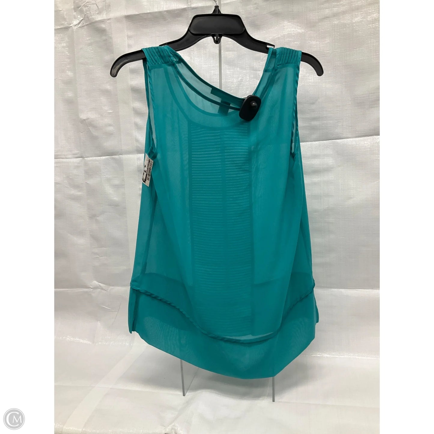 Top Sleeveless By Clothes Mentor In Teal, Size: S