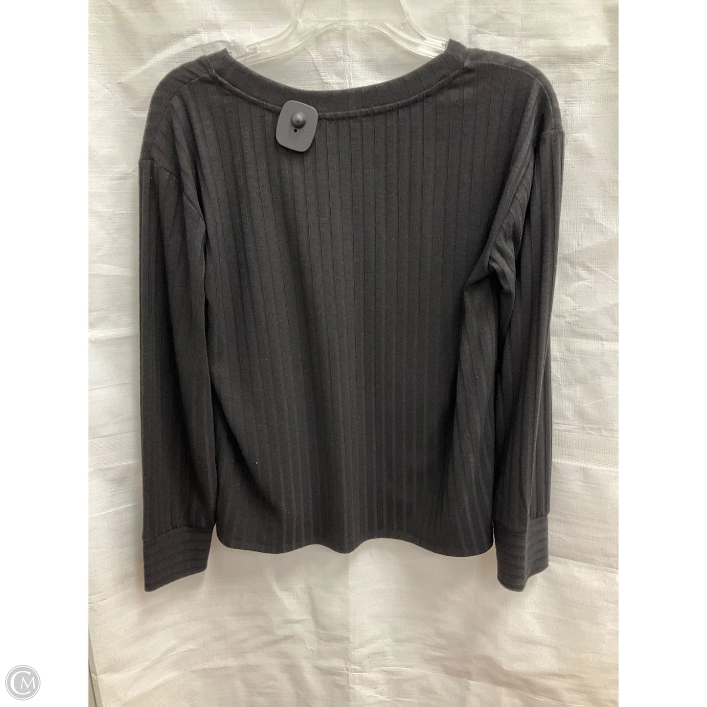 Top Long Sleeve By Vince Camuto In Black, Size: Xs