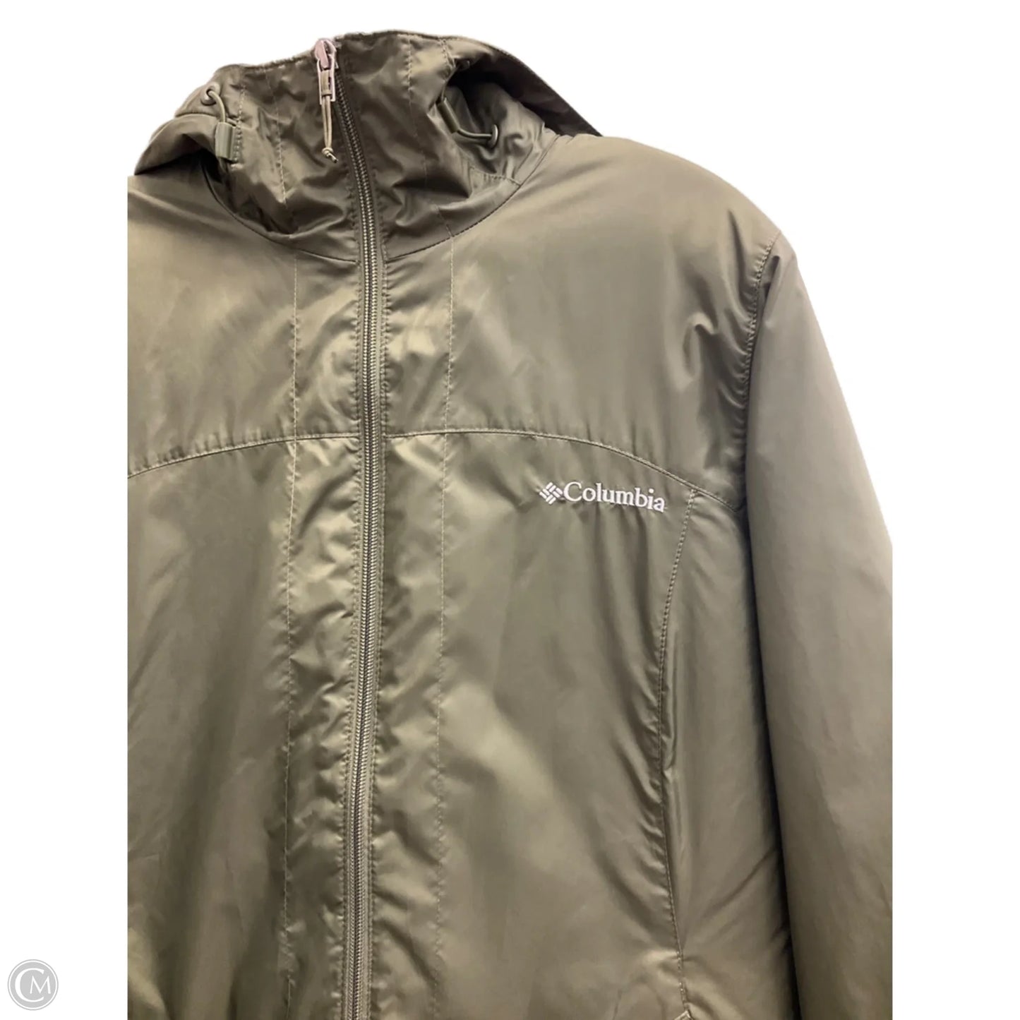 Jacket Fleece By Columbia In Green, Size: M