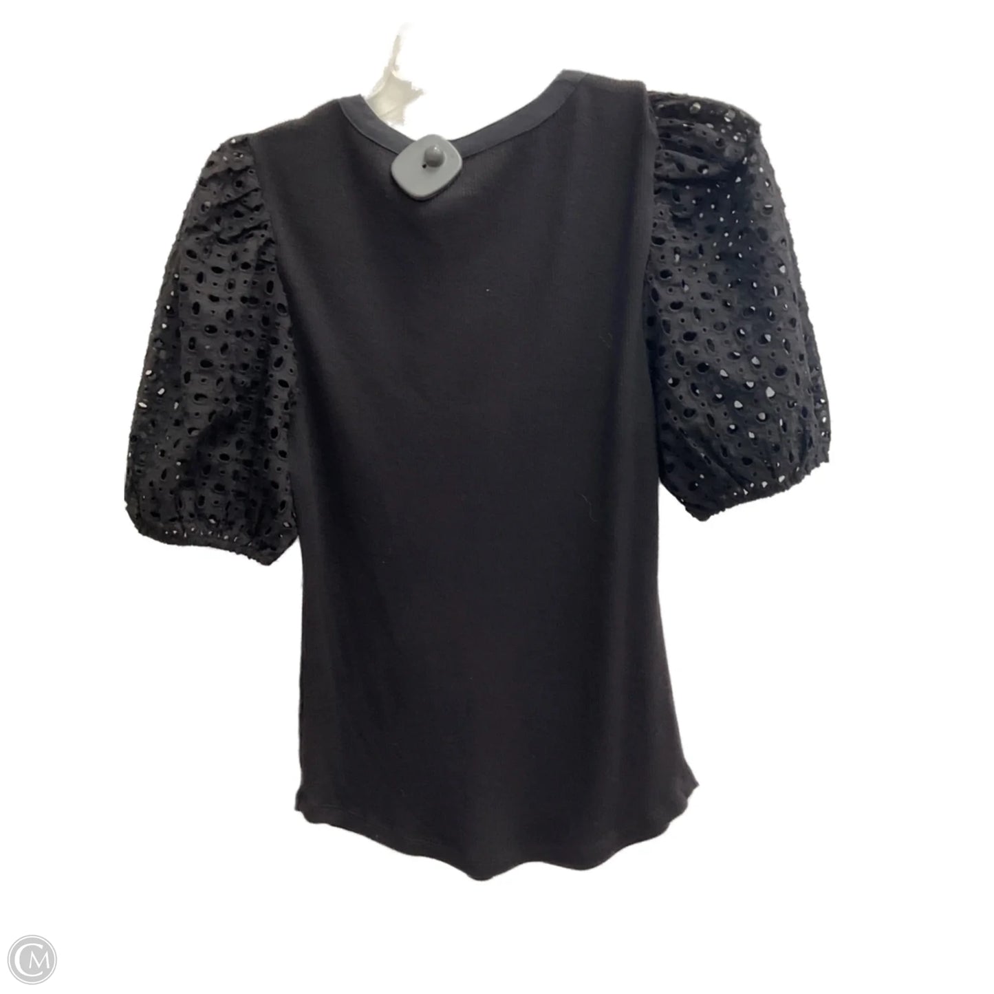 Top Short Sleeve By Nine West In Black, Size: M