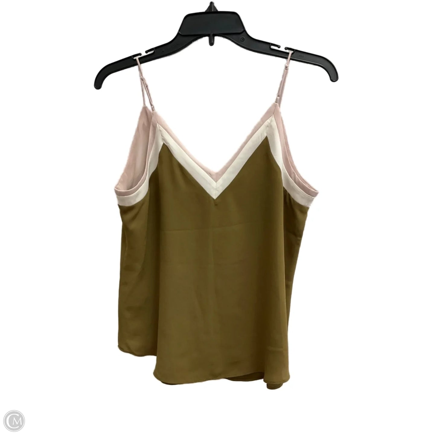 Top Sleeveless By Express In Green & Pink, Size: S