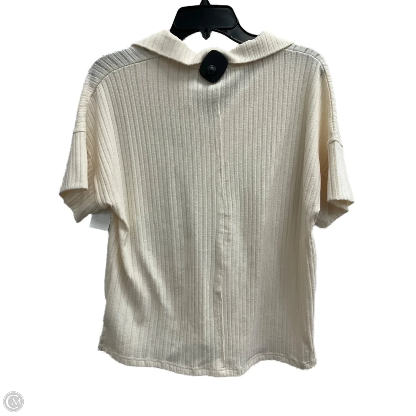 Top Short Sleeve By Umgee In Cream, Size: S