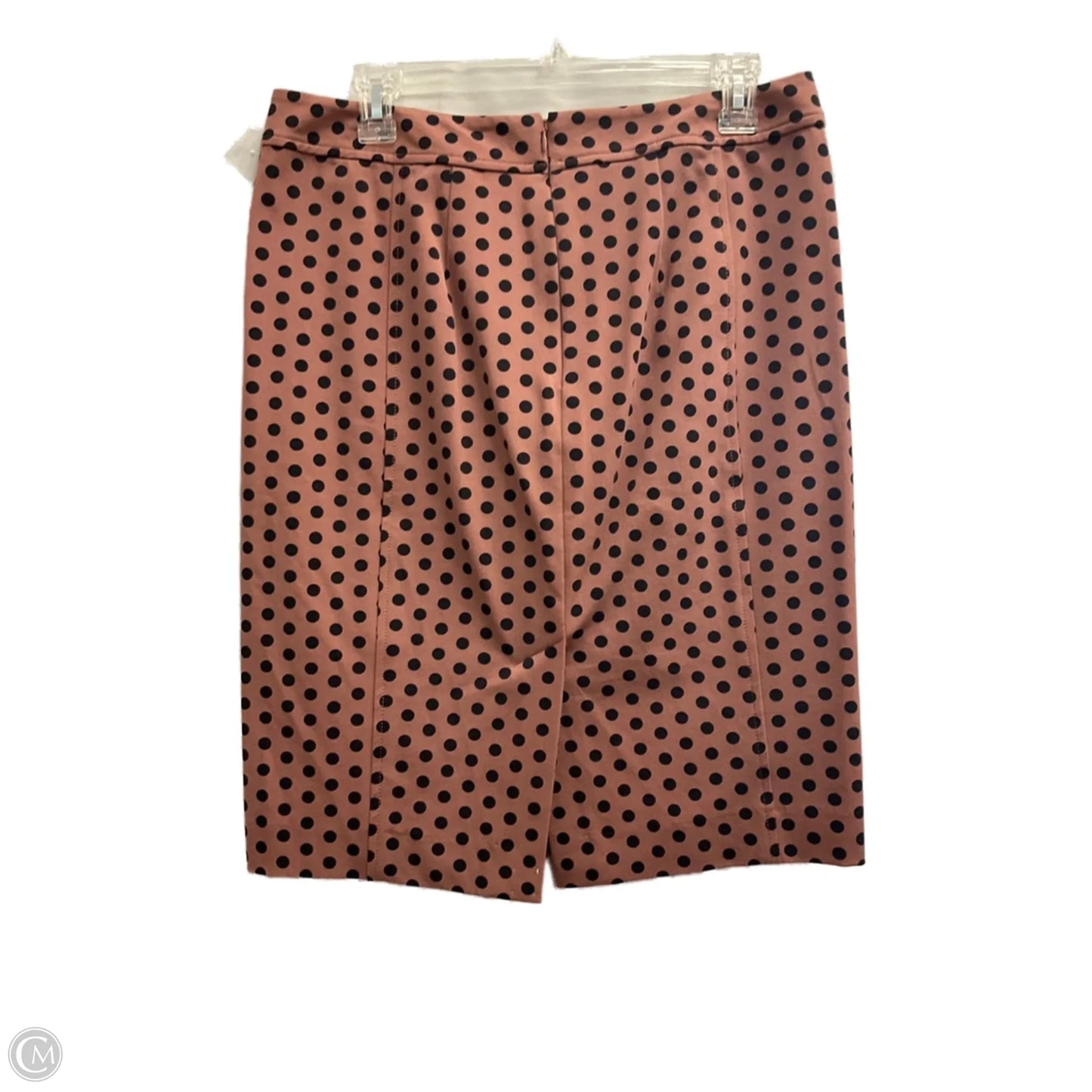 Skirt Midi By Loft In Polkadot Pattern, Size: 8