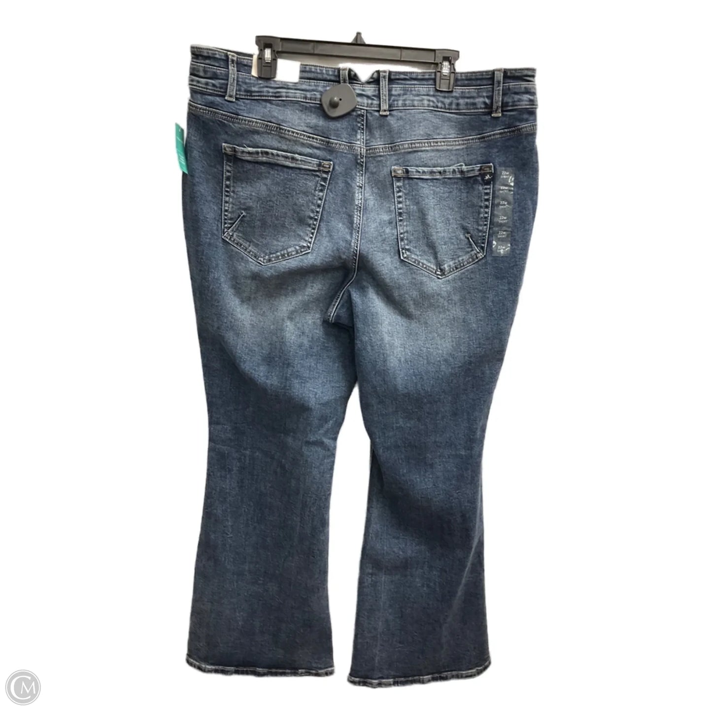Jeans Boot Cut By Maurices In Blue Denim, Size: 22