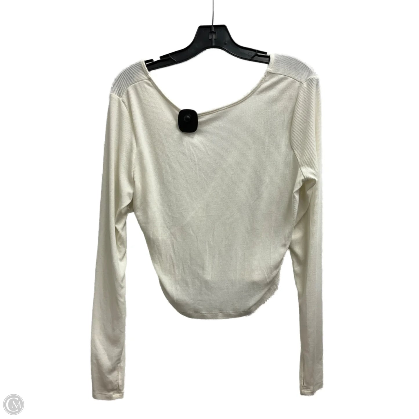 Top Long Sleeve By Old Navy In White, Size: L