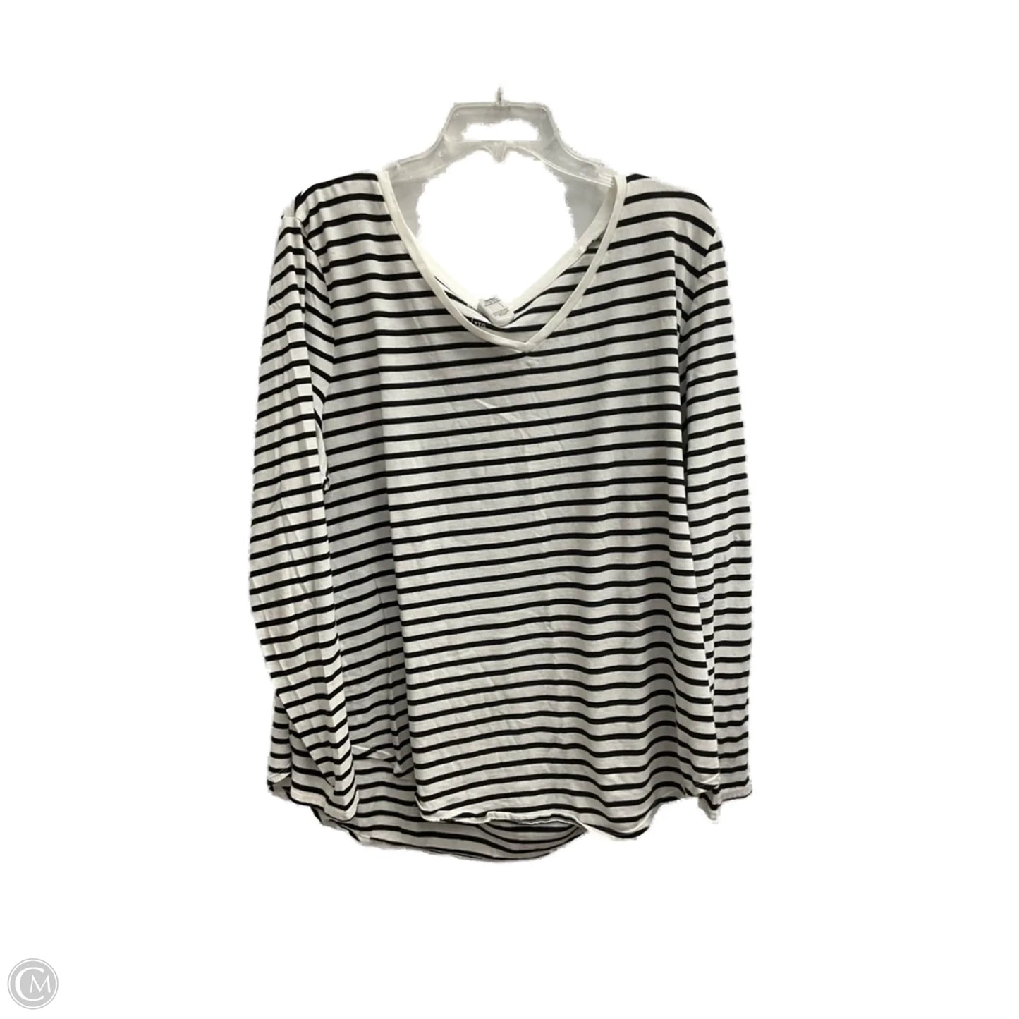 Top Long Sleeve By Old Navy In Striped Pattern, Size: Xxl