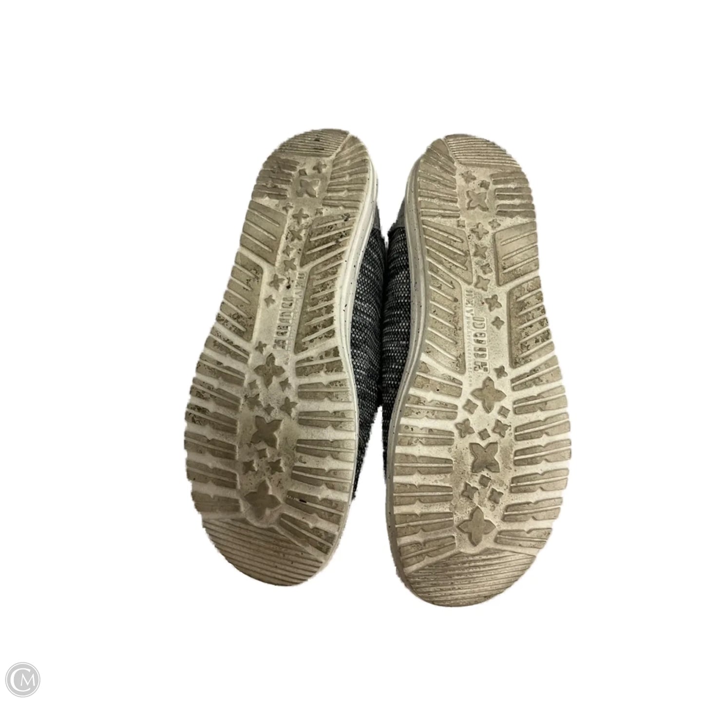 Shoes Flats By Hey Dude In Grey, Size: 8