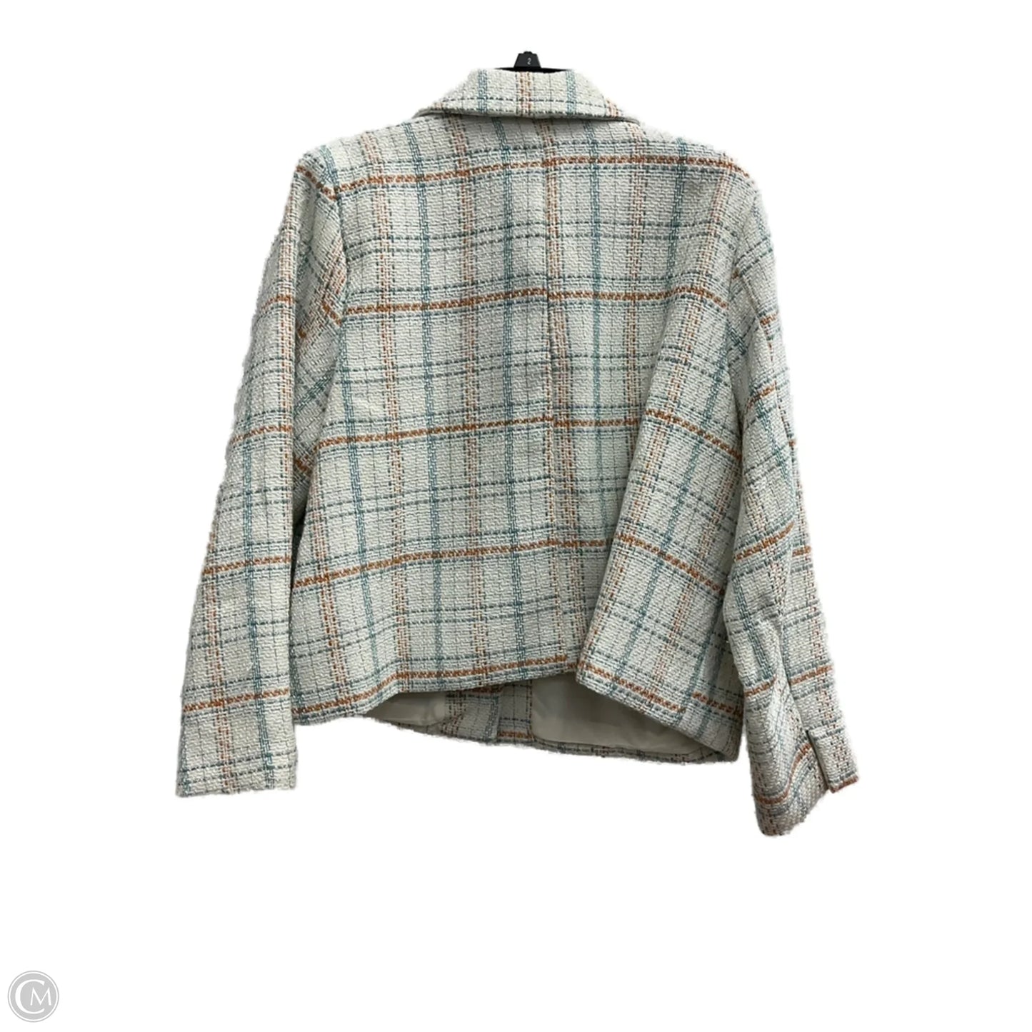 Blazer By Lc Lauren Conrad In Plaid Pattern, Size: Xl