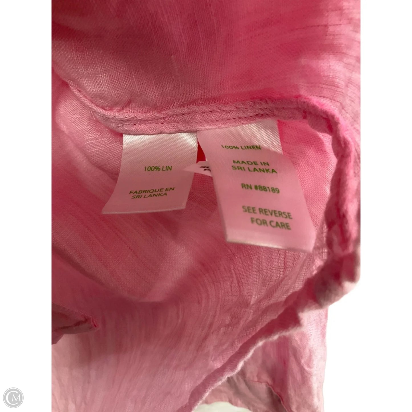 Blouse Designer By Lilly Pulitzer In Pink, Size: Xl