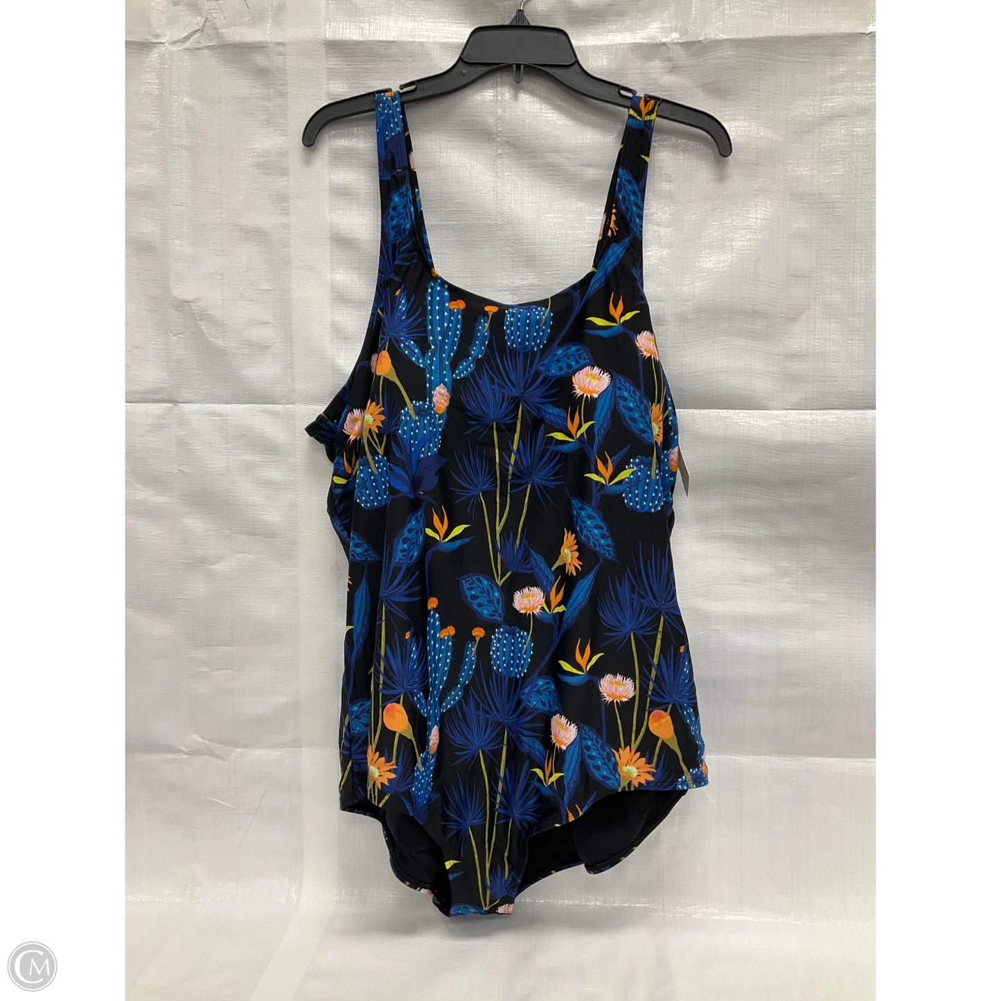 Swimsuit By Clothes Mentor In Floral Print, Size: 26