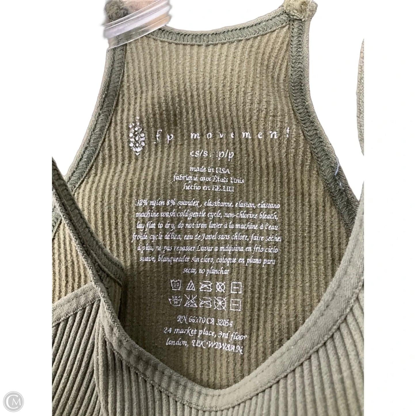 Athletic Tank Top By Free People In Green, Size: S