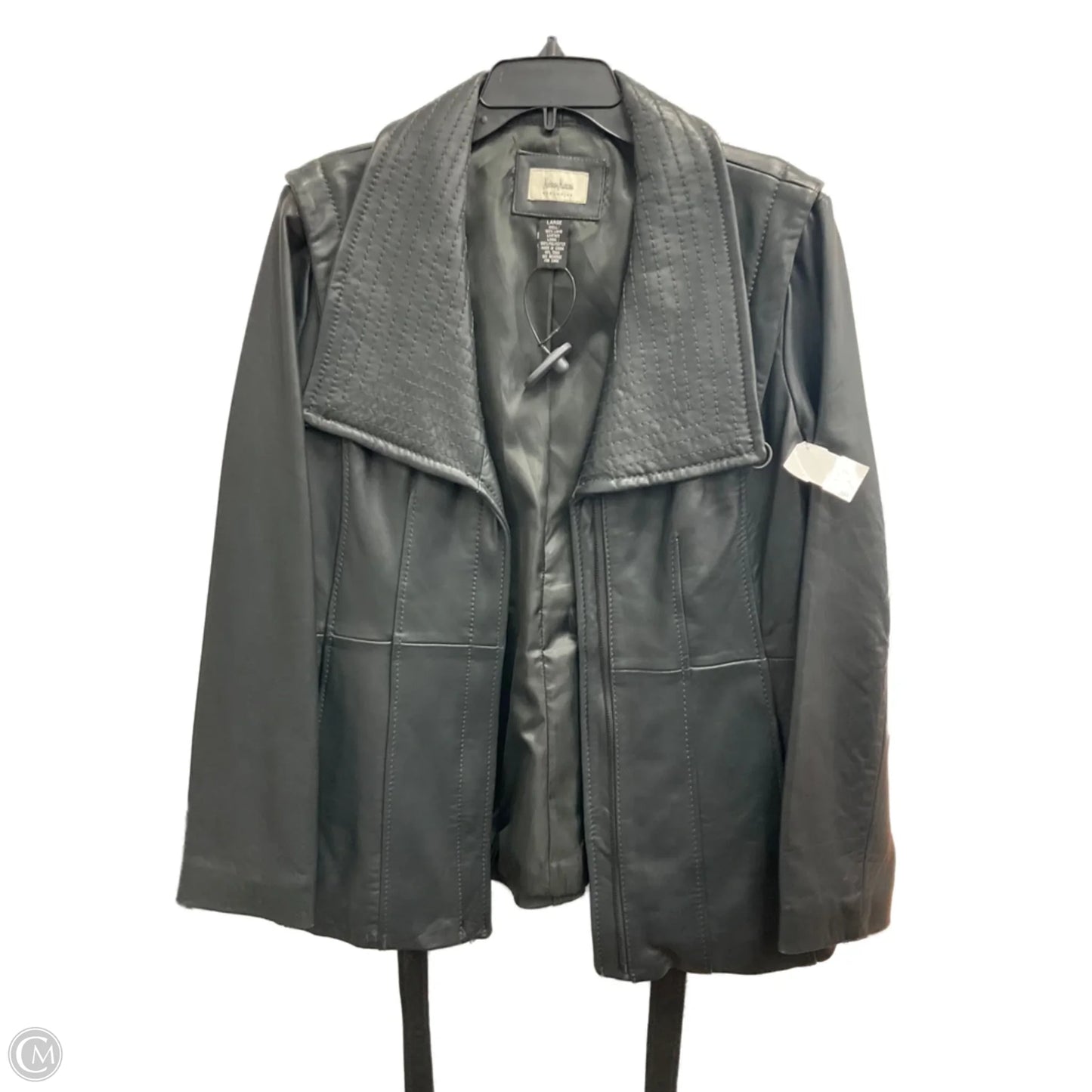 Jacket Designer By Neiman Marcus In Black, Size: L
