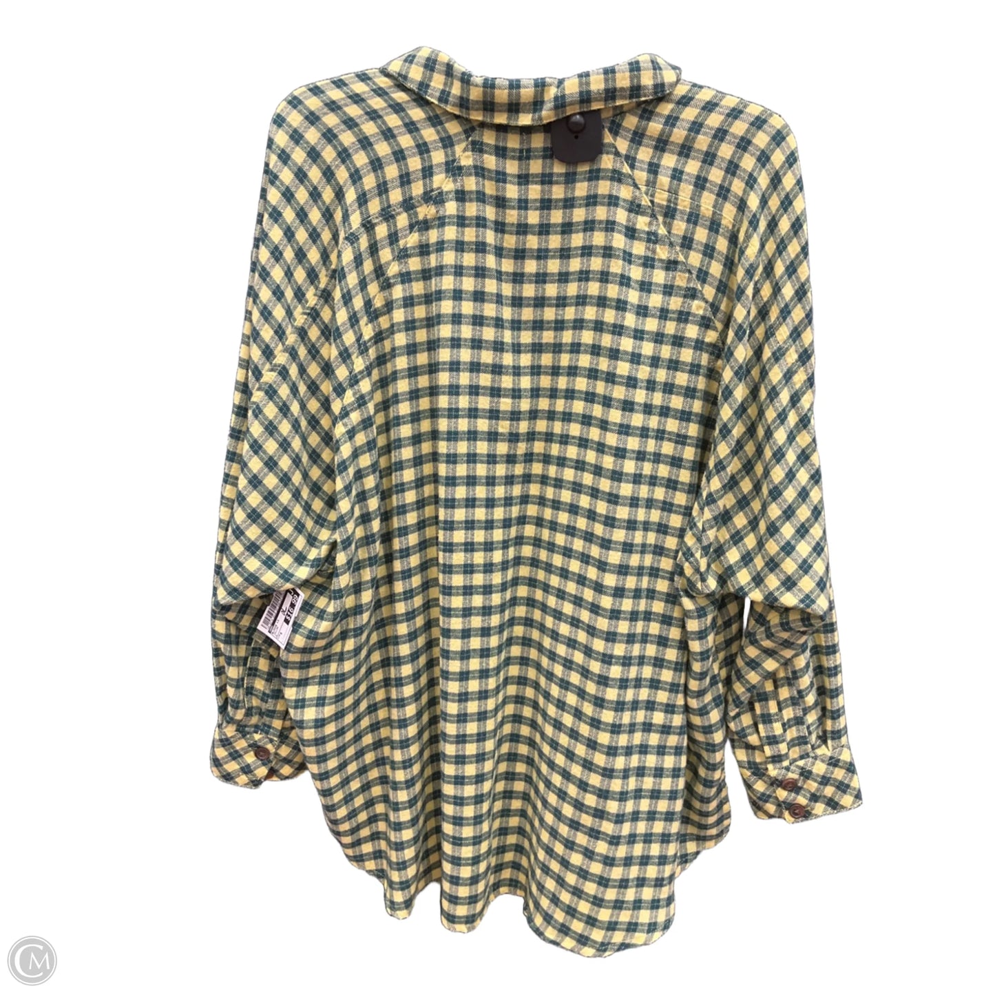 Blouse Long Sleeve By Bdg In Yellow, Size: S