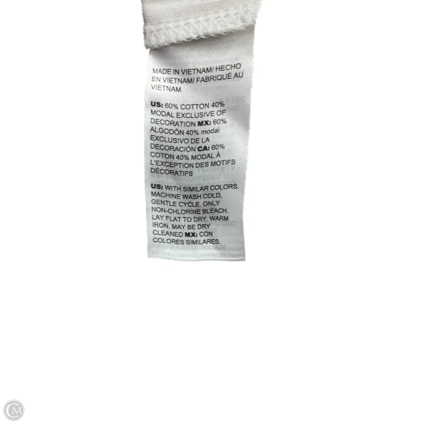 Top Short Sleeve By White House Black Market In White, Size: S
