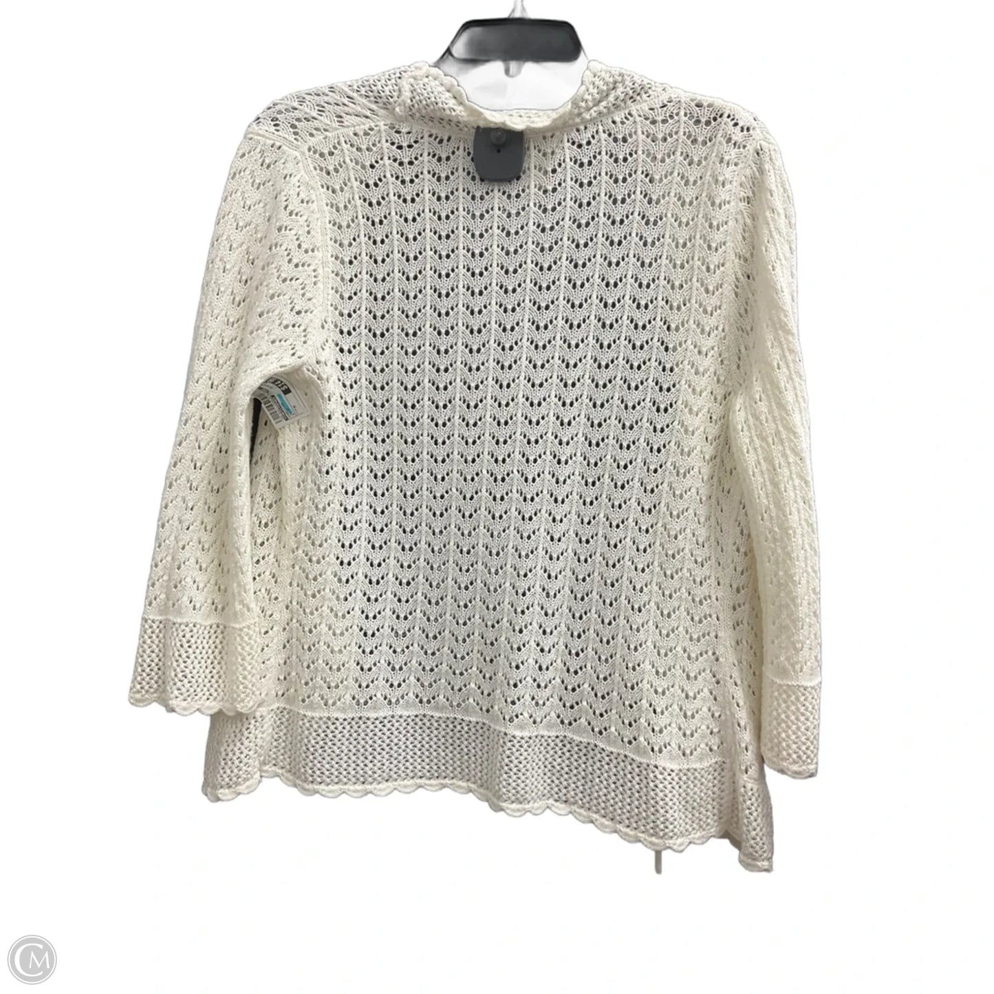Cardigan By Christopher And Banks In Cream, Size: M