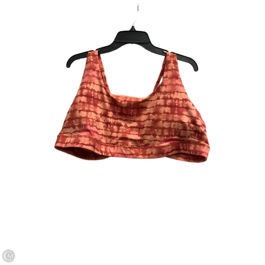 Athletic Bra By Athleta In Orange, Size: 3x